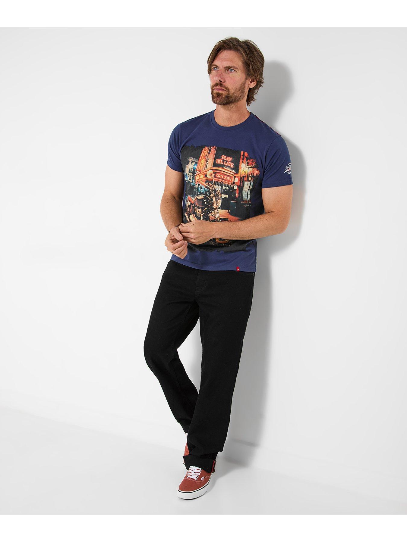 Image 4 of 6 of Joe Browns Biker Graphic T Shirt - Blue