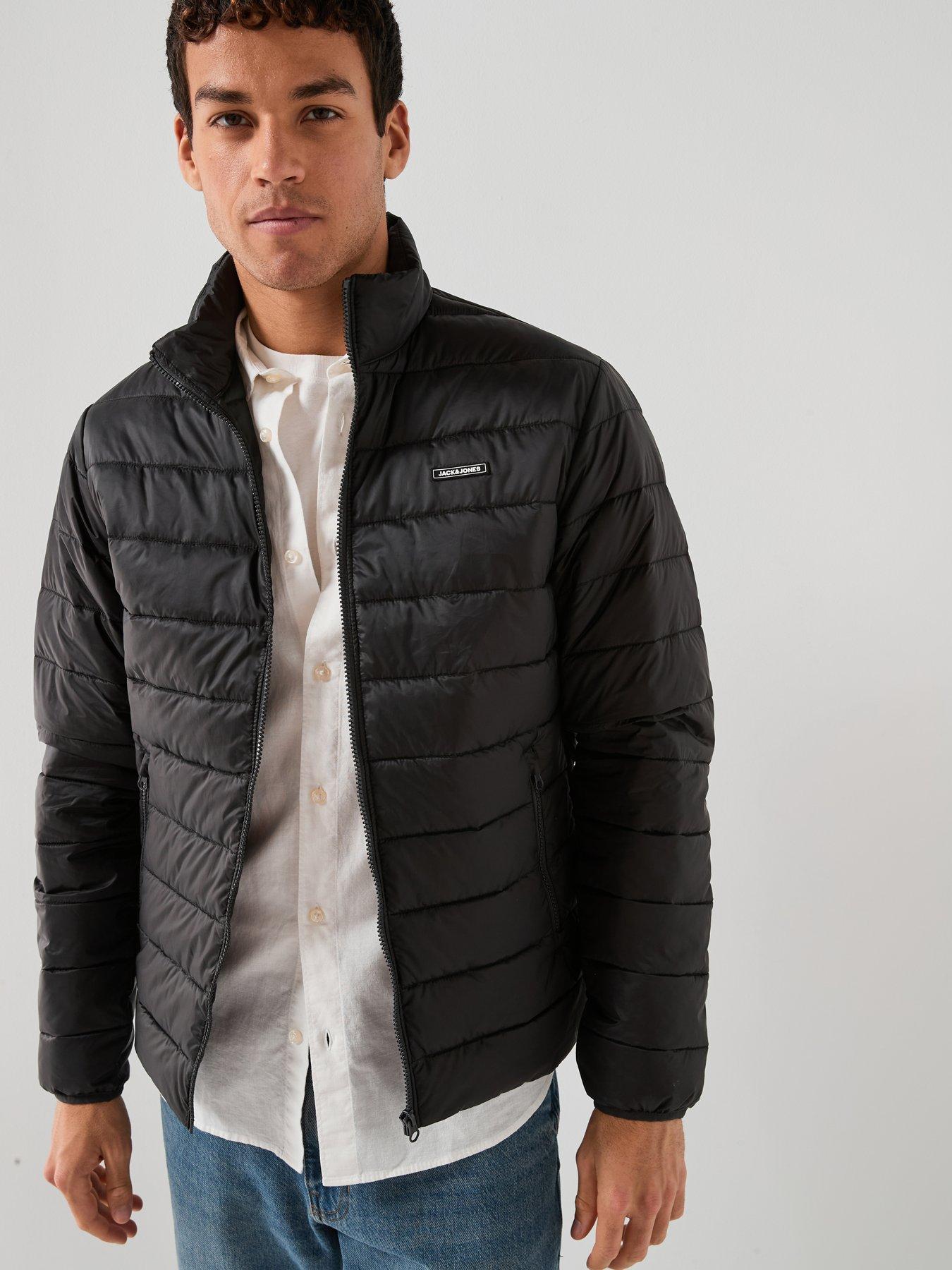 Image 1 of 6 of Jack & Jones Louis Light Padded Jacket - Black