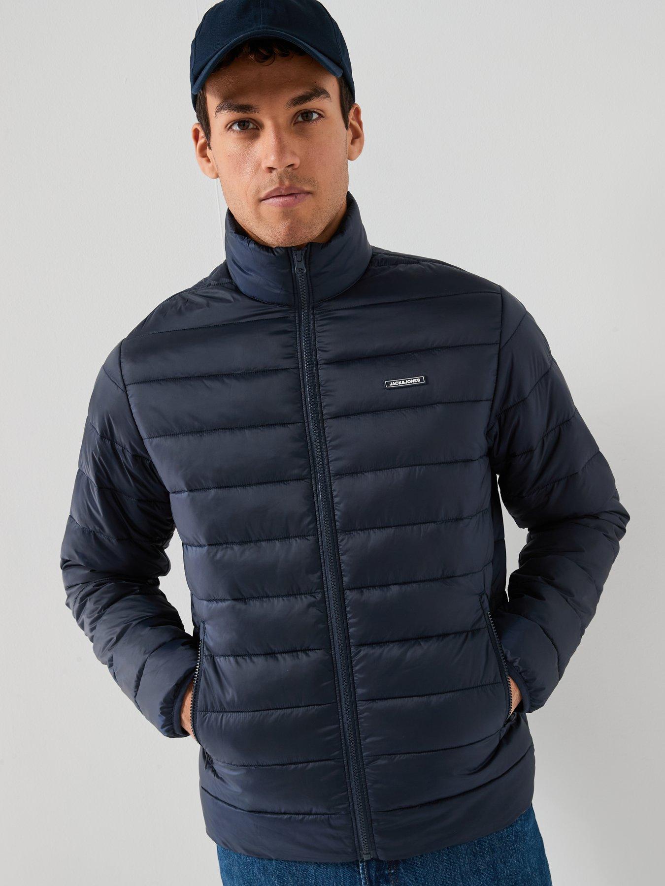  image of jack-jones-louis-light-padded-jacket-navy