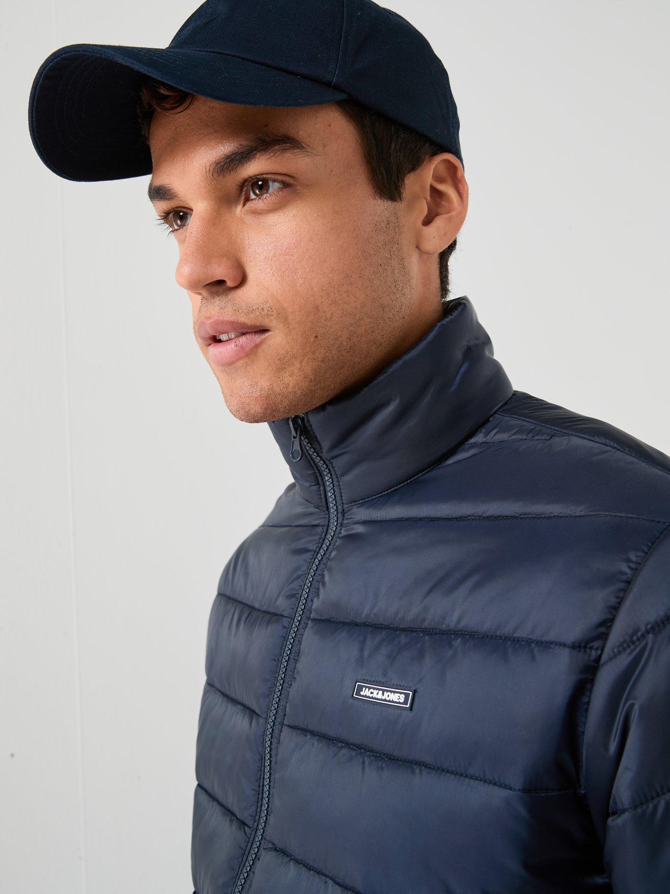  image of jack-jones-louis-light-padded-jacket-navy