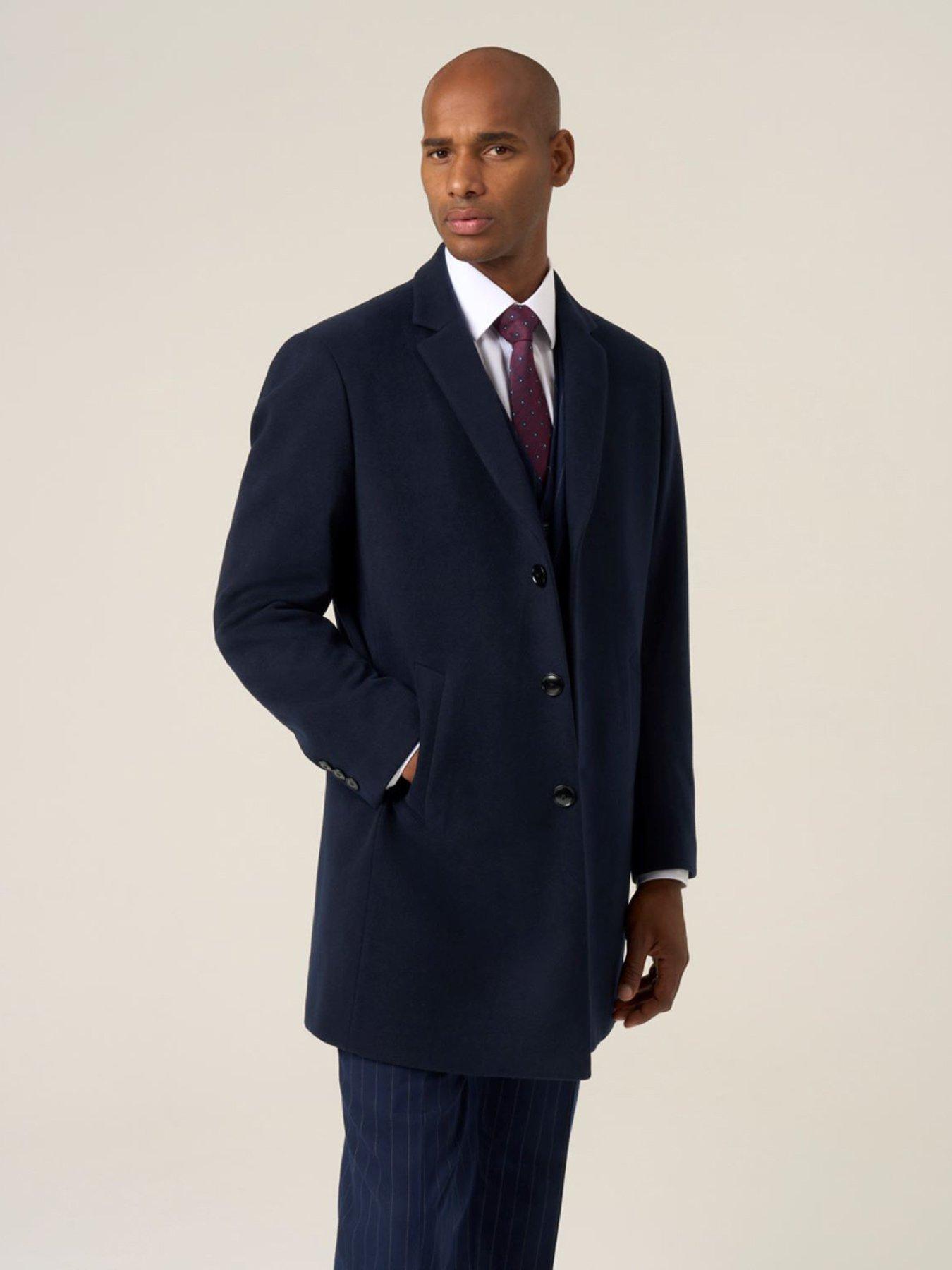 Skopes Crowe Navy Dress Overcoat
