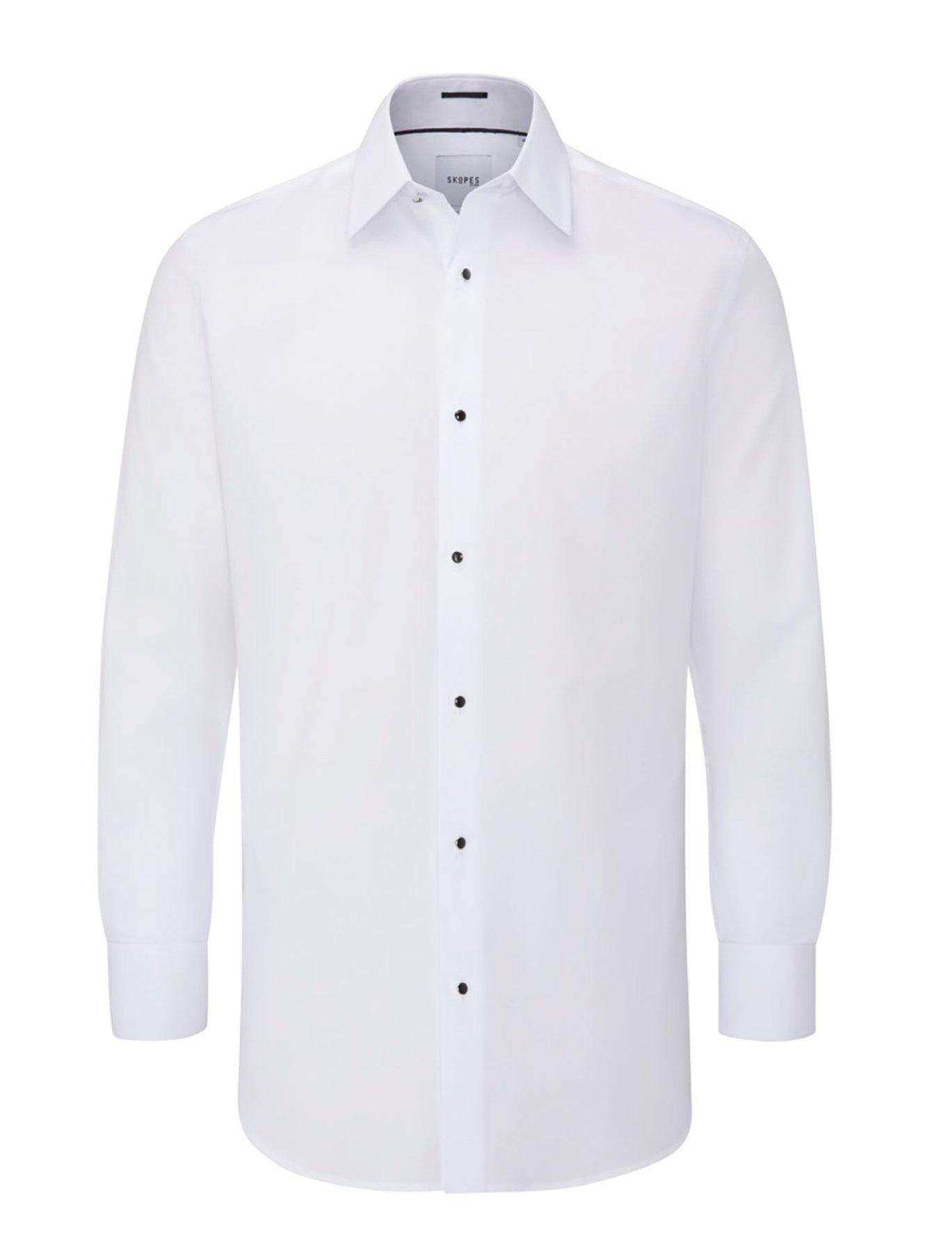  image of skopes-standard-fit-luxury-formal-long-sleeve-shirt-white
