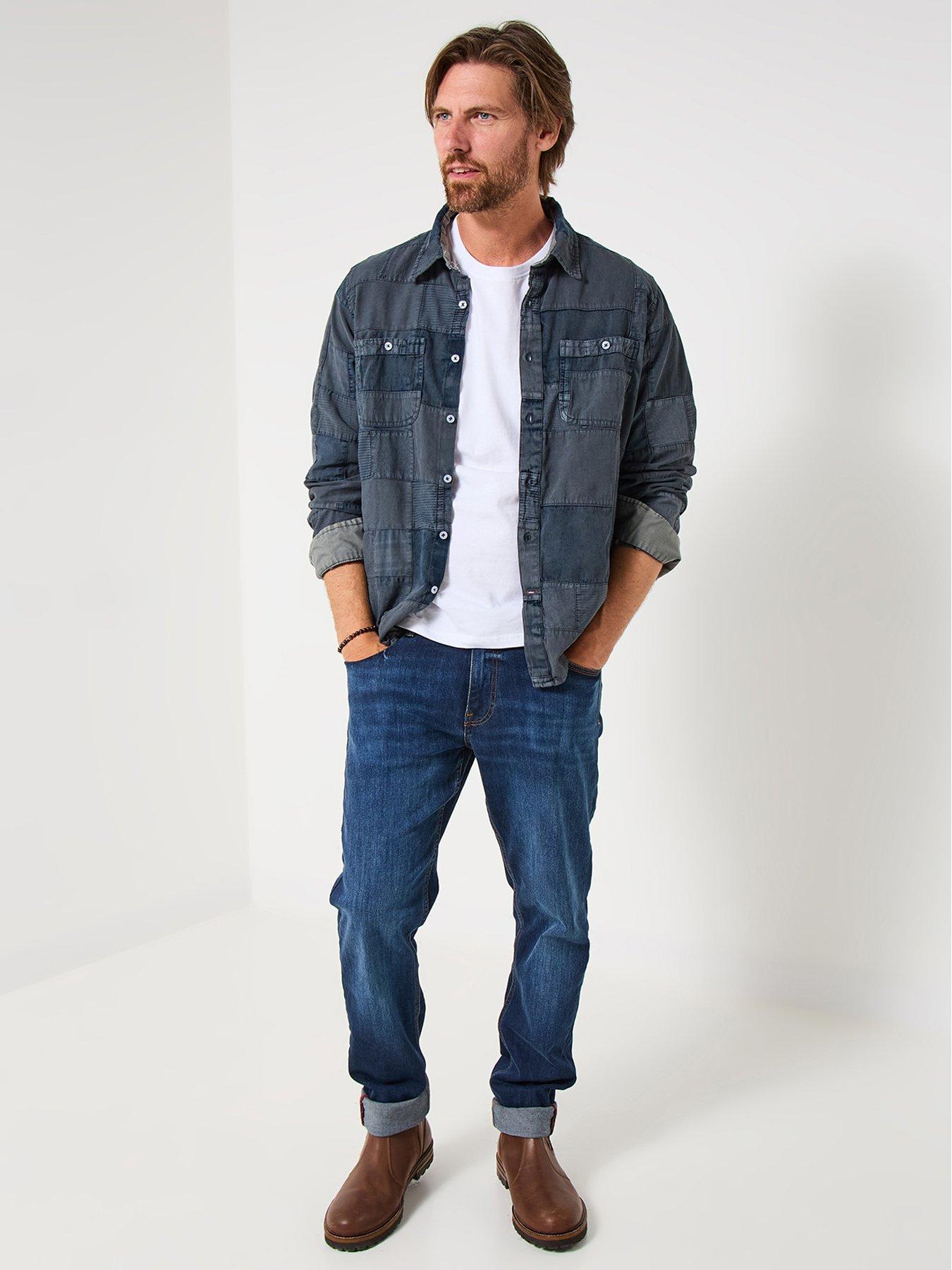 Image 2 of 4 of Joe Browns Patch Long Sleeve Shirt - Black