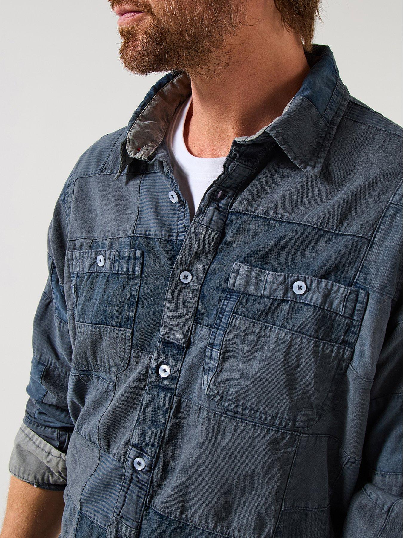 Image 4 of 4 of Joe Browns Patch Long Sleeve Shirt - Black