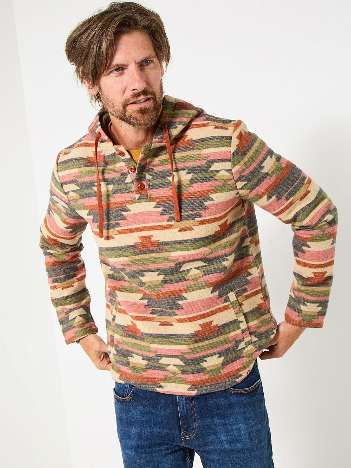 undefined Woven Aztec Hoodie - Multi