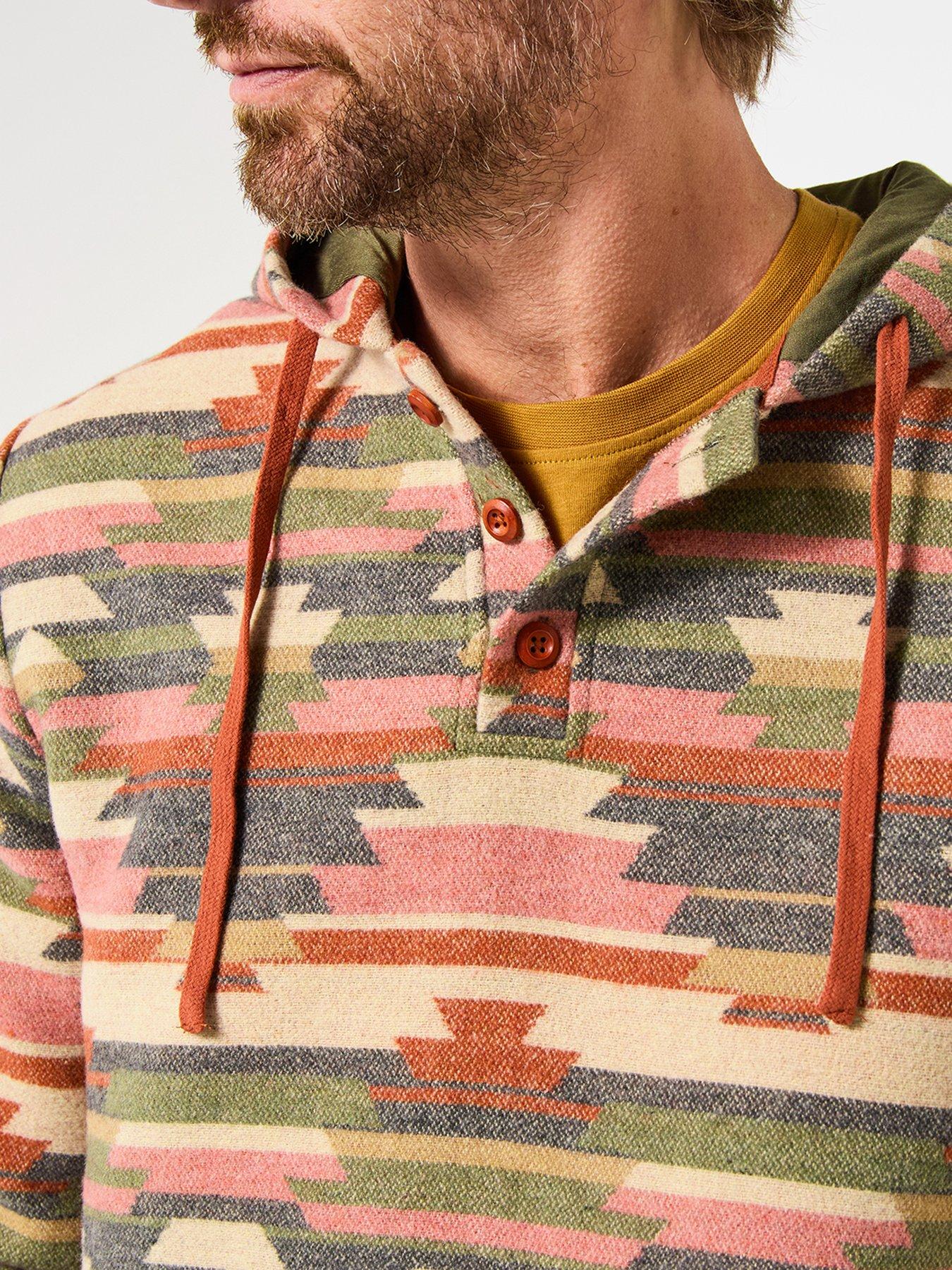 Image 4 of 6 of Joe Browns Woven Aztec Hoodie - Multi