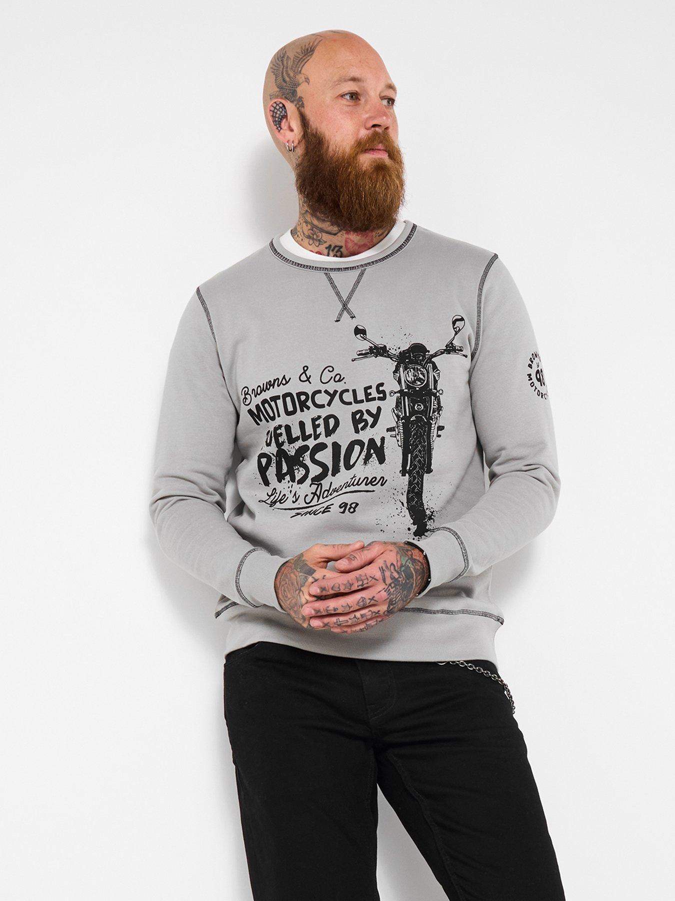 undefined Printed Crew Sweat