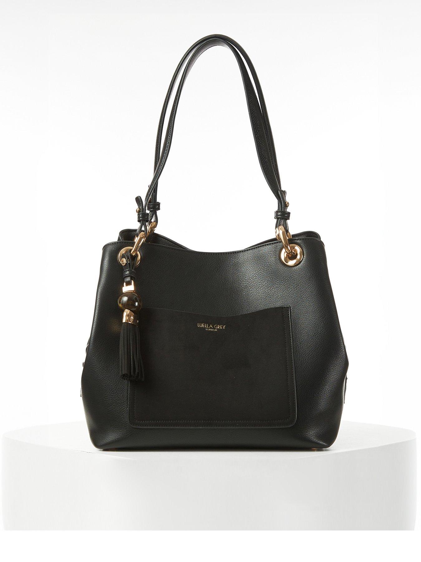 Luella Grey Sienna Hobo Tote - Black