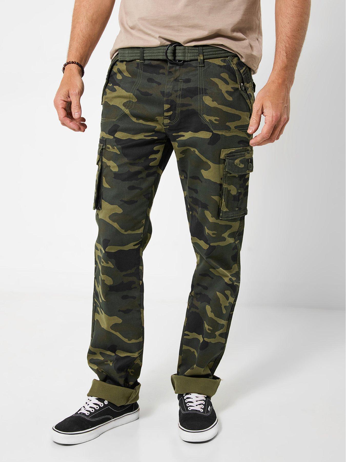 undefined Camo Print Cargo Pants
