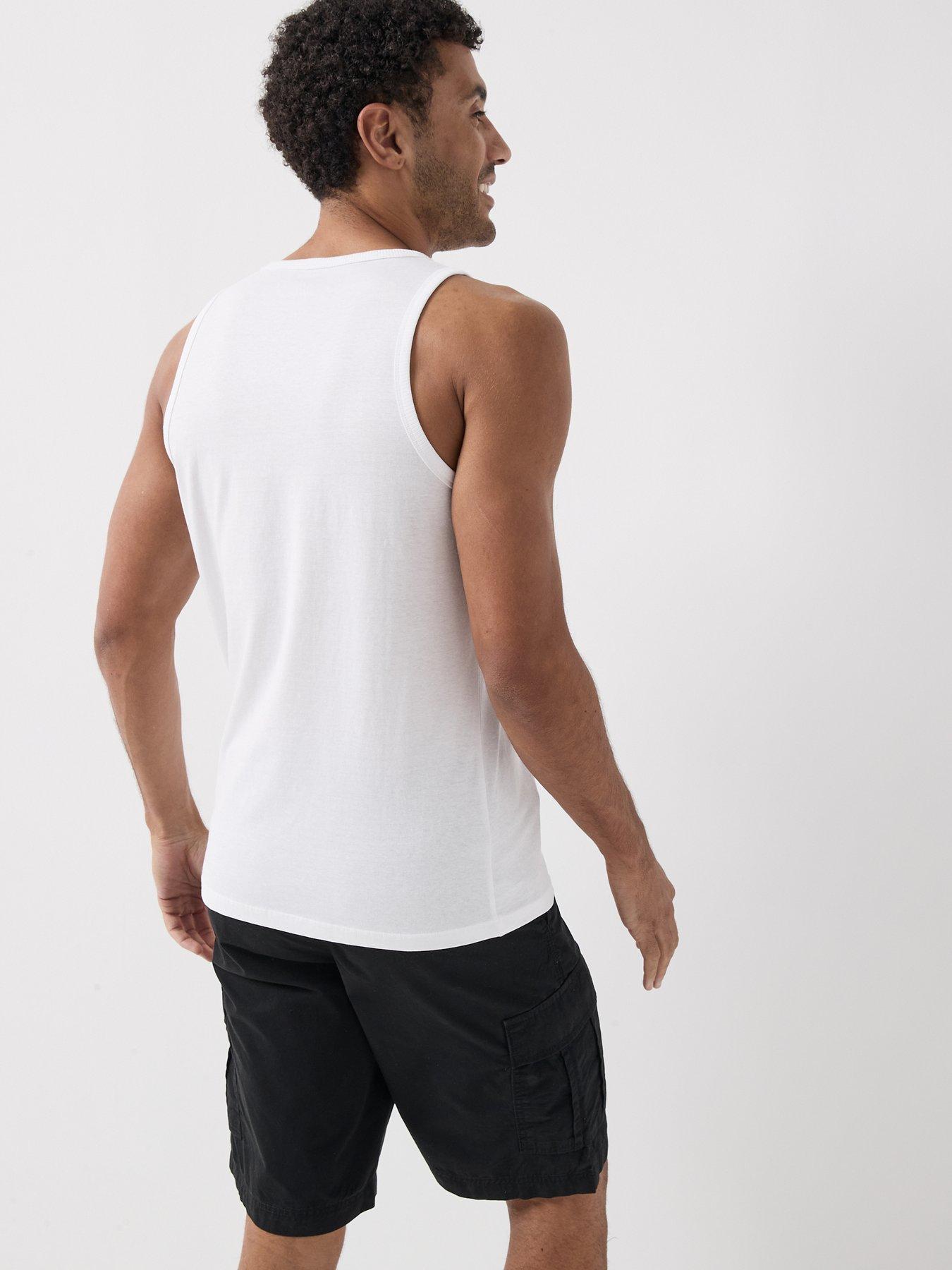 Image 2 of 6 of Jack & Jones Honolulu Pocket Aop Vest - White