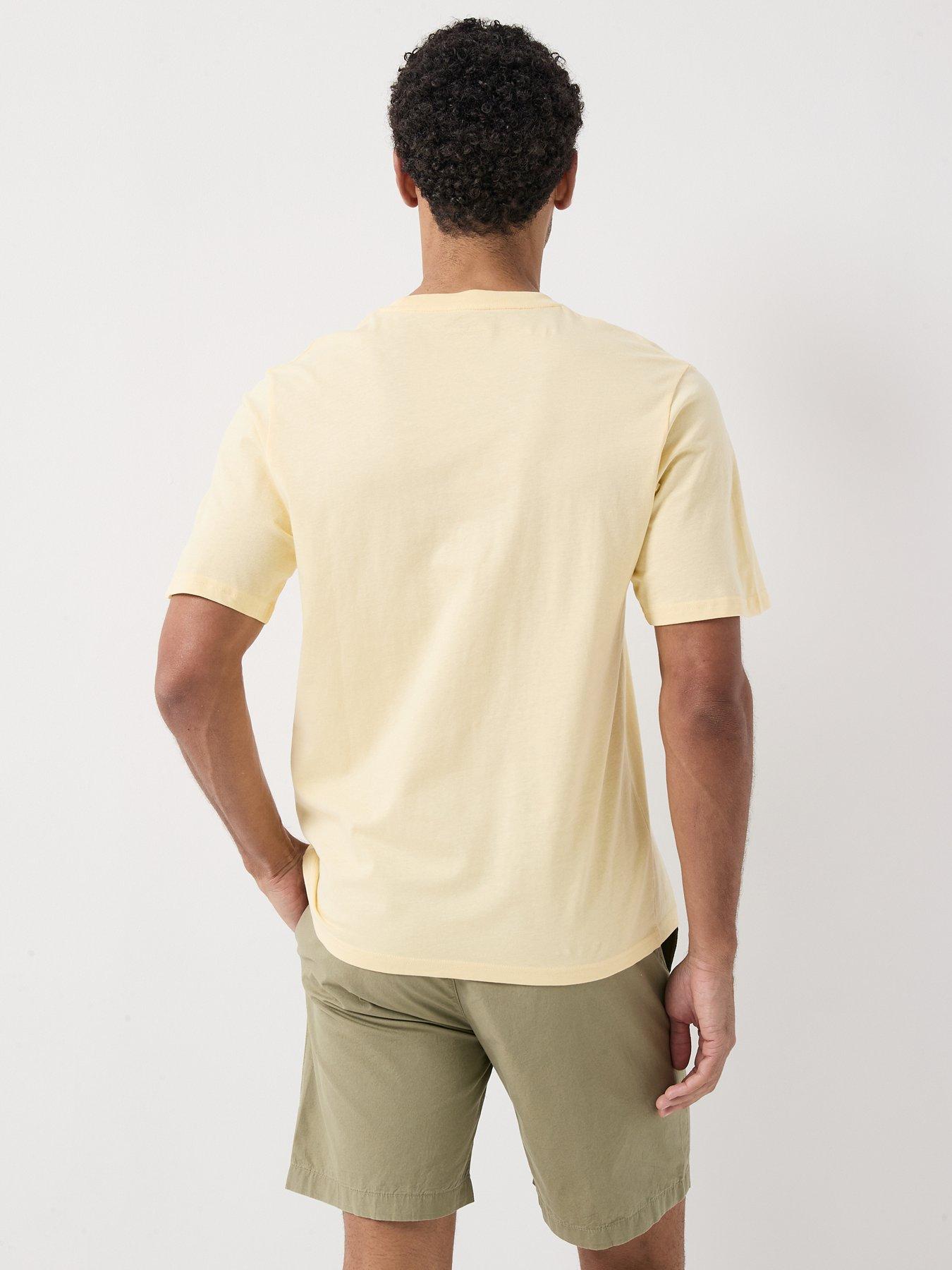  image of jack-jones-perry-t-shirt-yellow