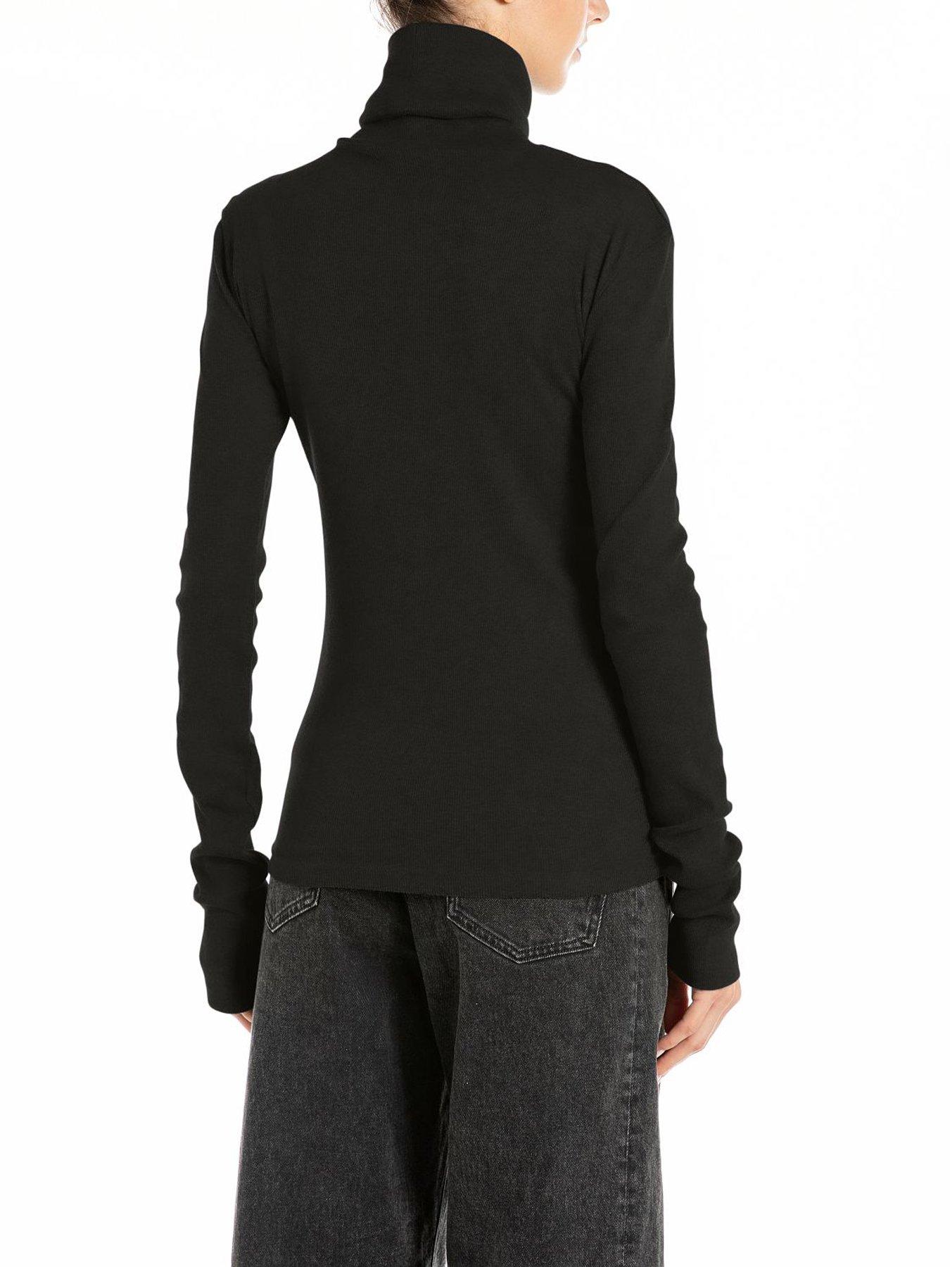 Image 2 of 2 of Replay Knitted Roll Neck Jumper - Black