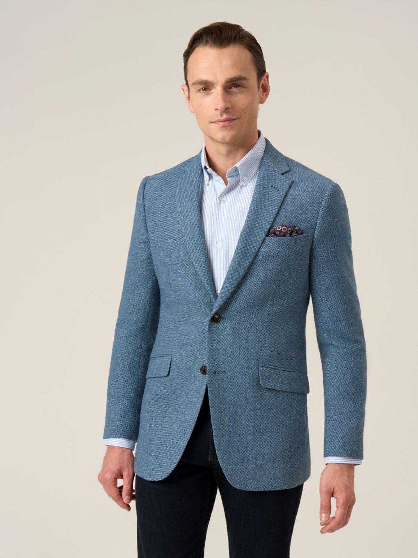 Skopes Tailored Fit Hexham Wool Blend Suit Jacket