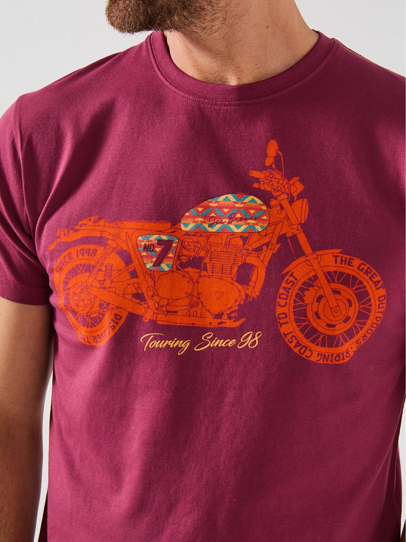 Image 5 of 6 of Joe Browns Graphic Biker T-Shirt - Red