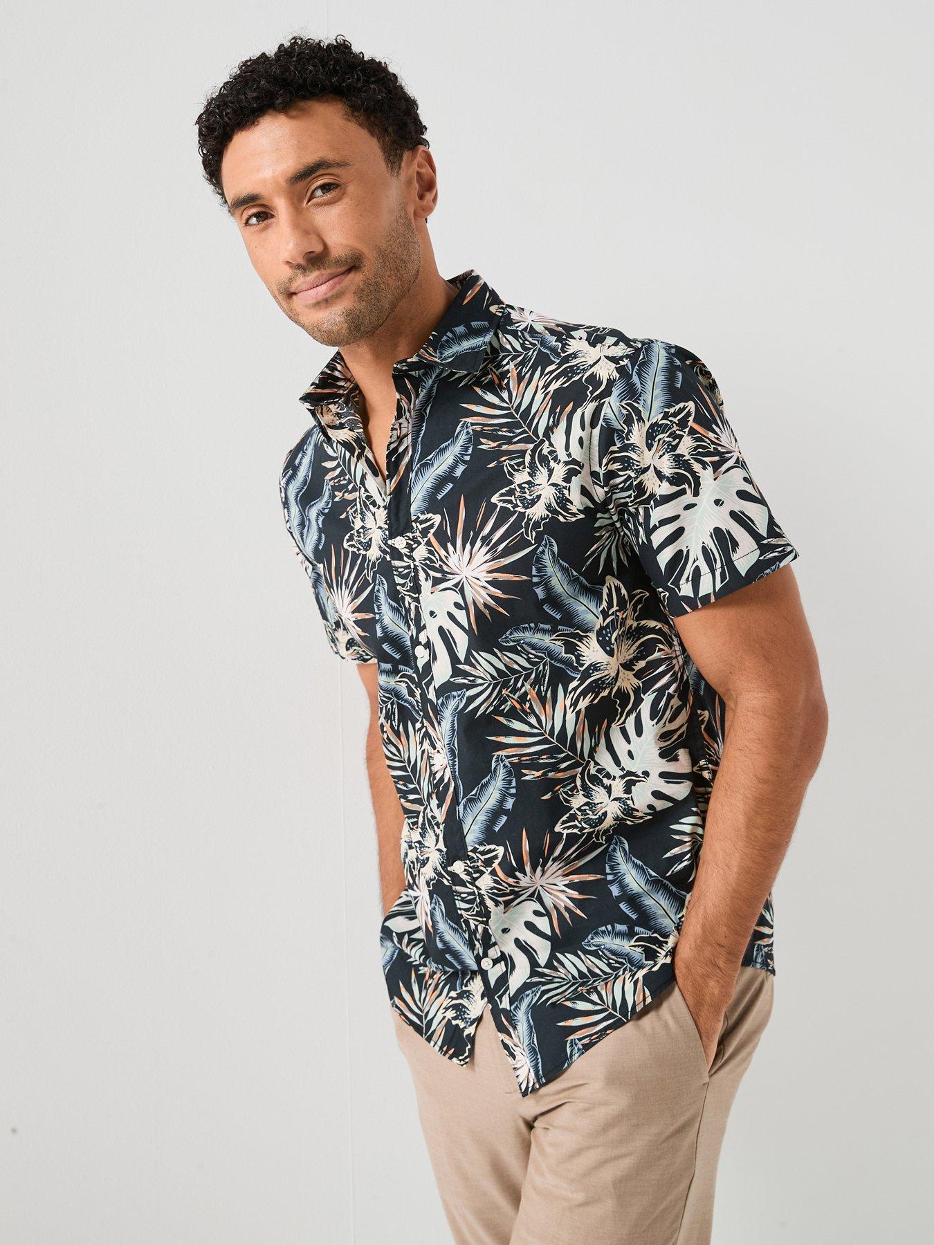 jack-jones-honolulu-aop-printed-short-sleeve-shirt-black