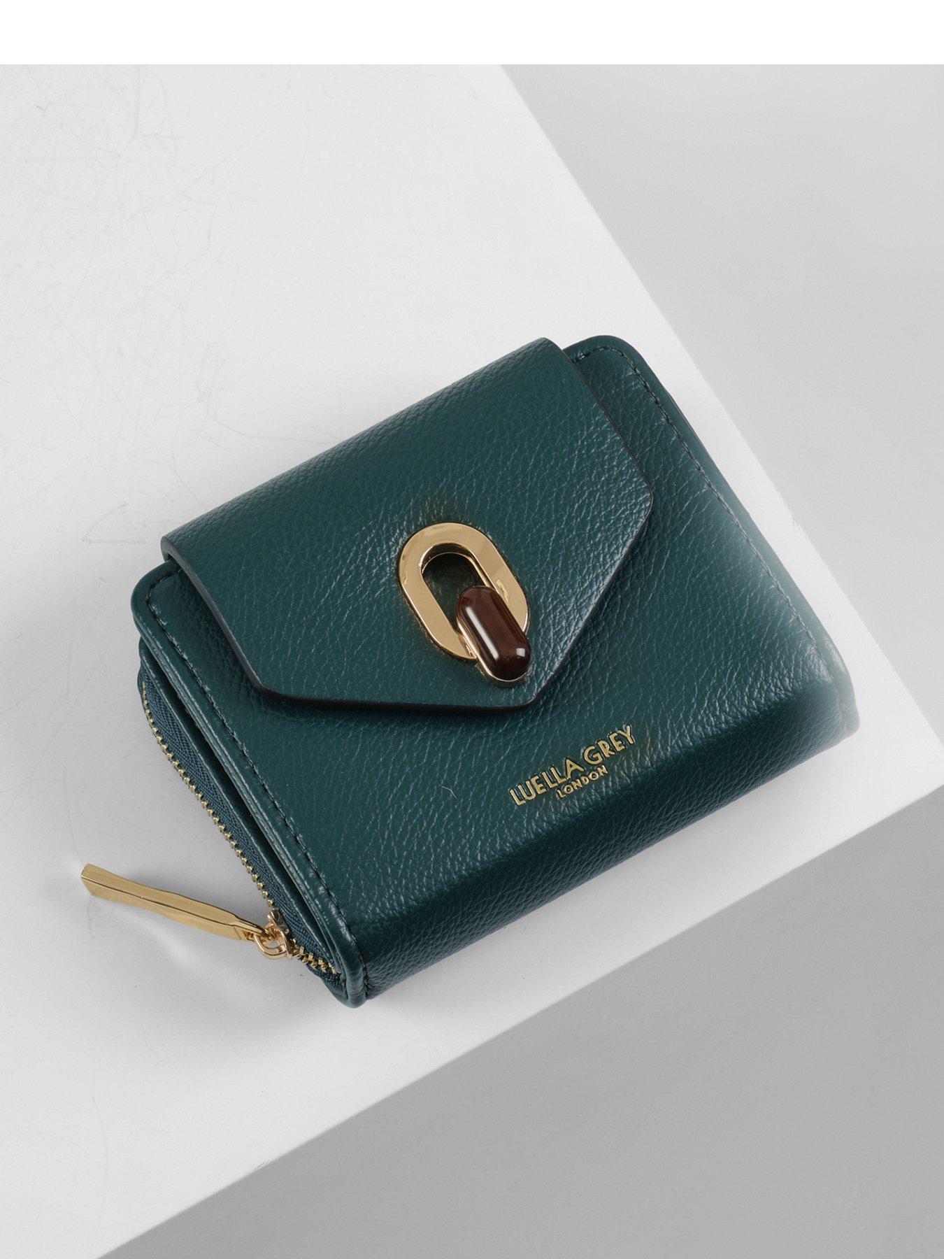 Image 1 of 4 of Luella Grey Selina Peacock Purse - Blue
