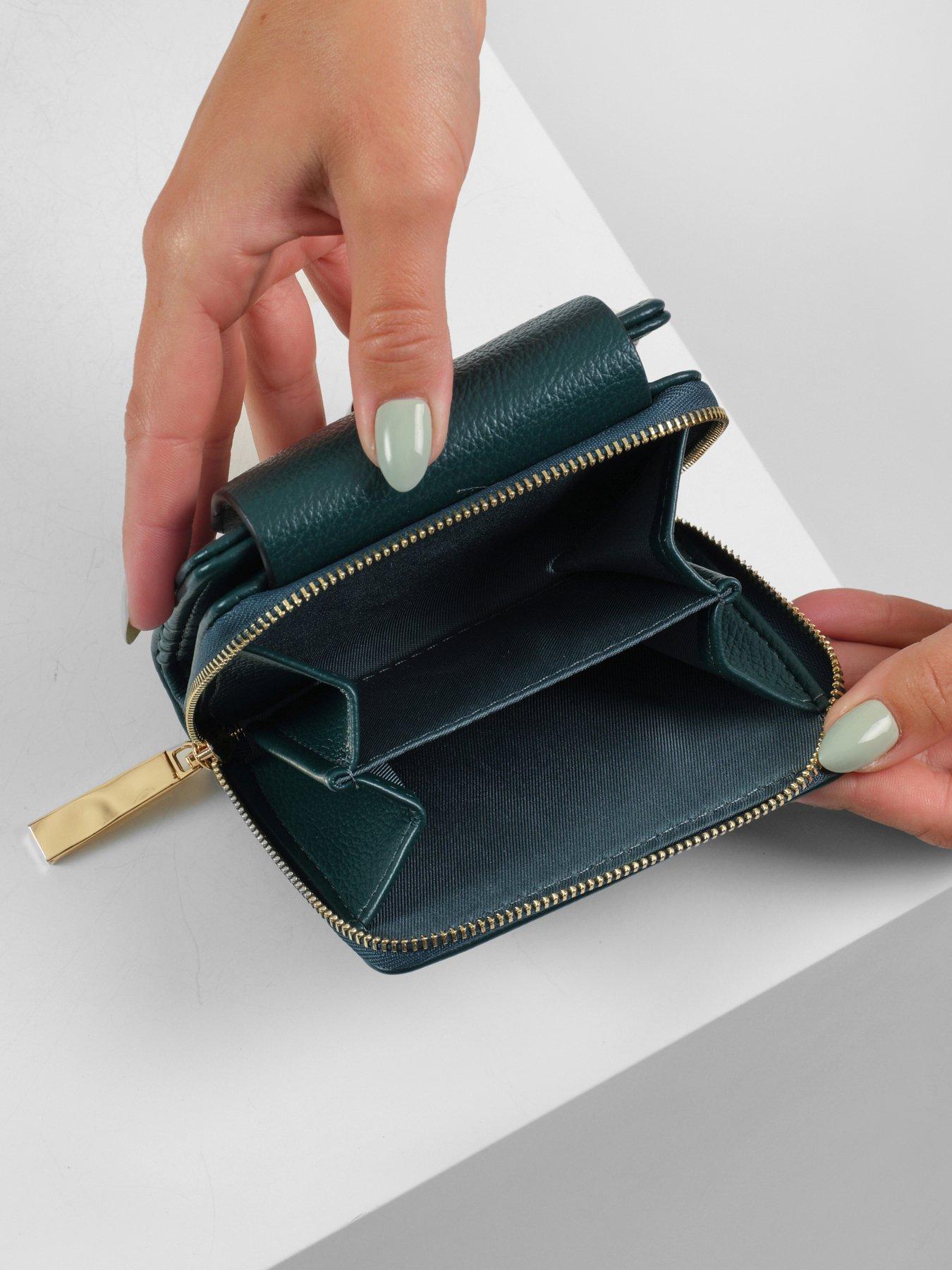  image of luella-grey-seline-purse-peacock