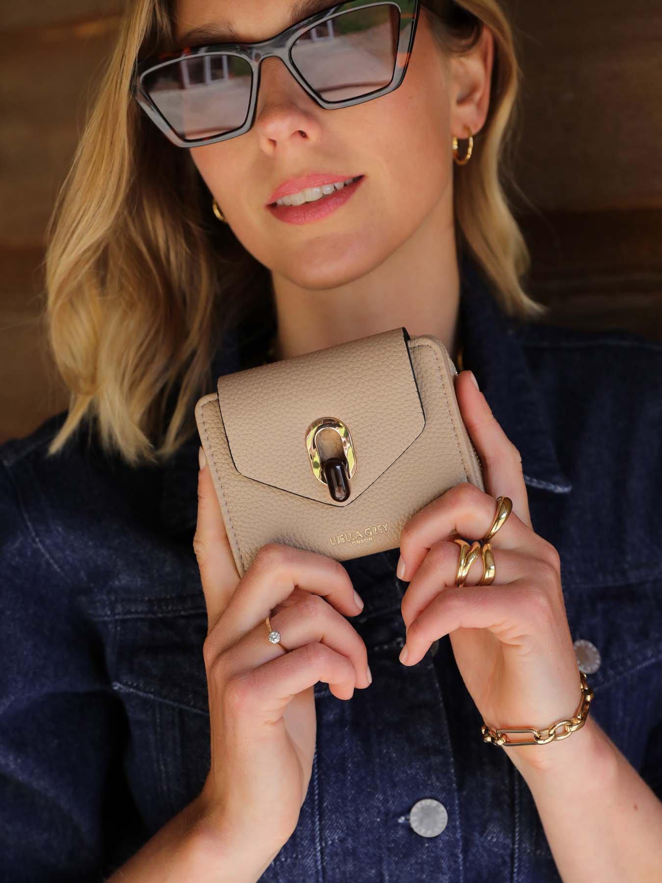  image of luella-grey-selina-mushroom-purse-beige