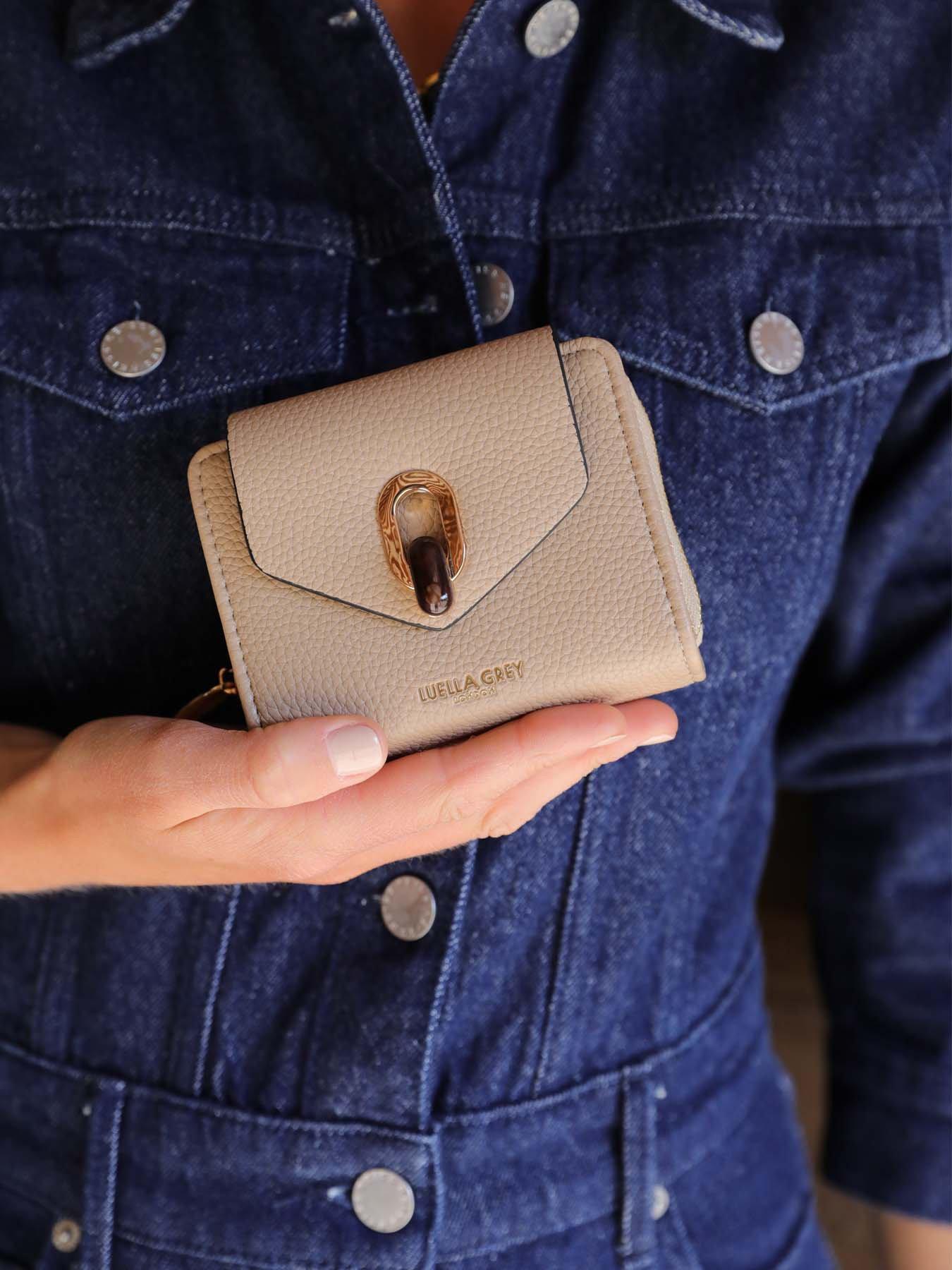  image of luella-grey-selina-mushroom-purse-beige