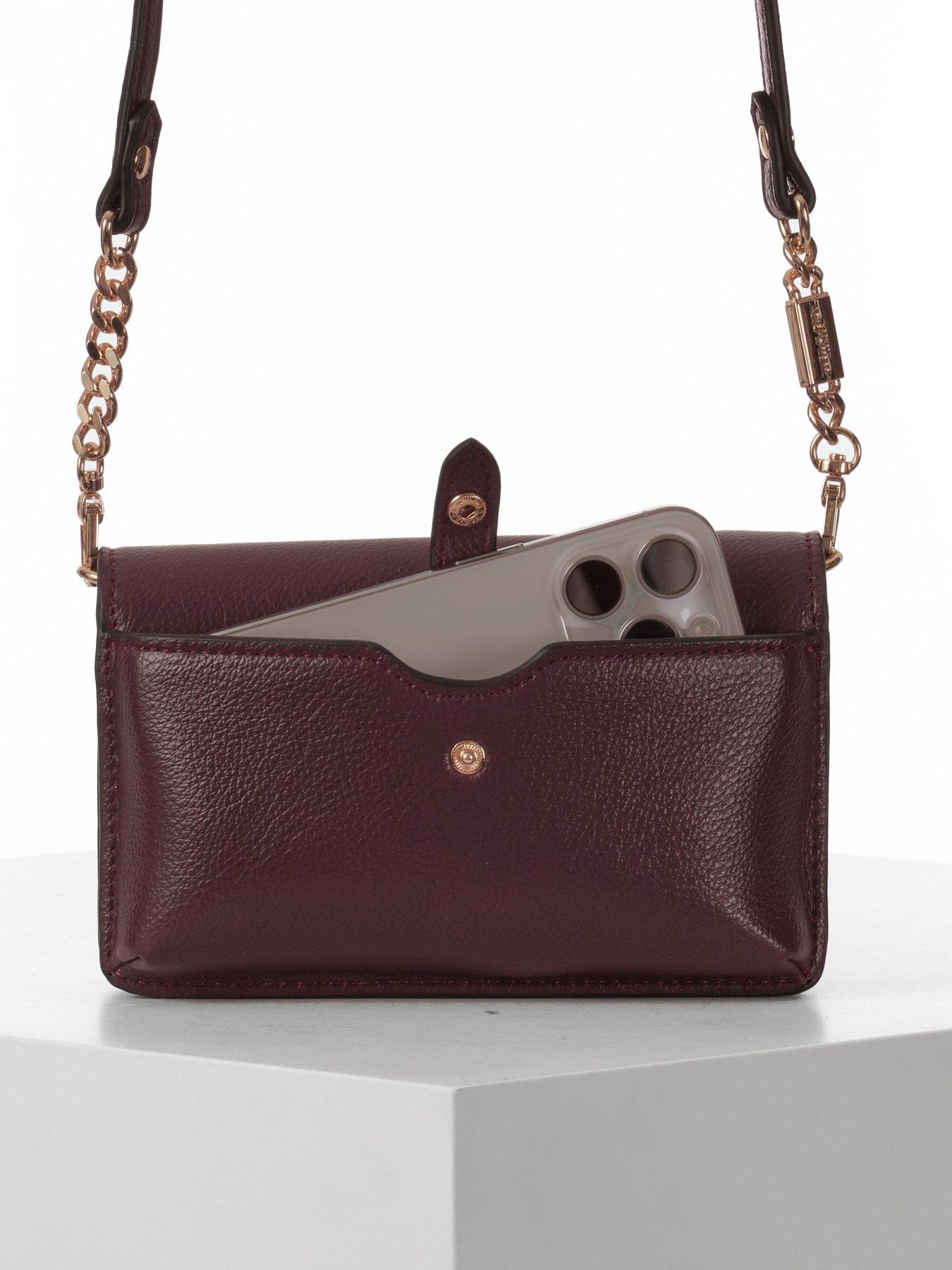  image of luella-grey-eloise-phone-bag-cherry