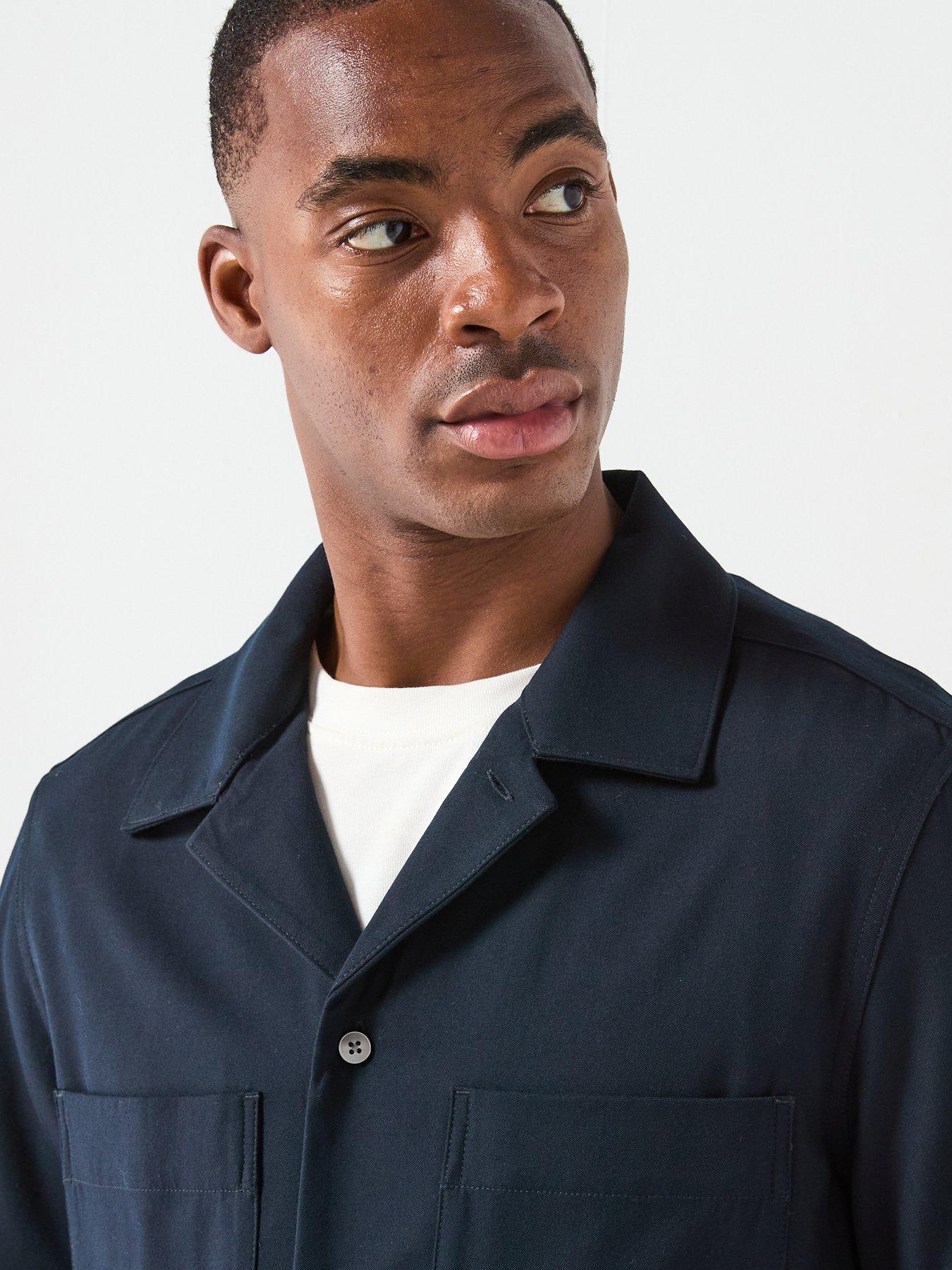 Image 5 of 6 of Mango Milton Cuban Collar Overshirt
