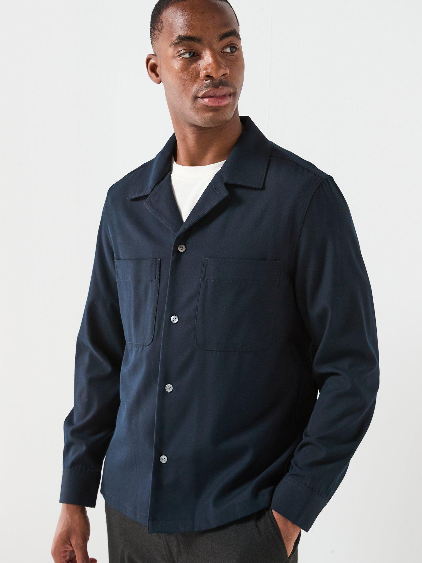 Image 6 of 6 of Mango Milton Cuban Collar Overshirt