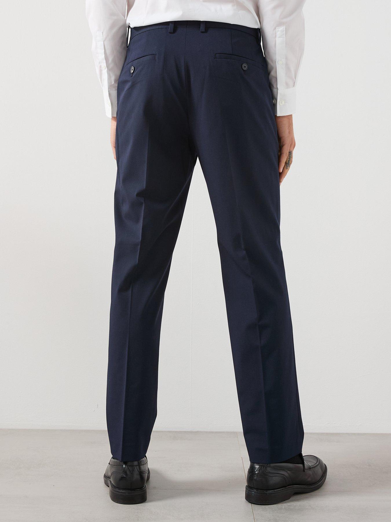 stillFront image of mango-parioli-slim-suit-trousers-navy