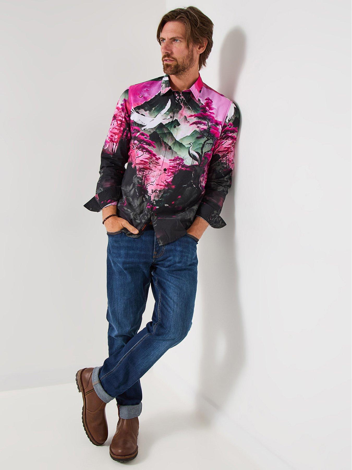 Image 3 of 6 of Joe Browns Bold Artwork Print Long Sleeve Shirt