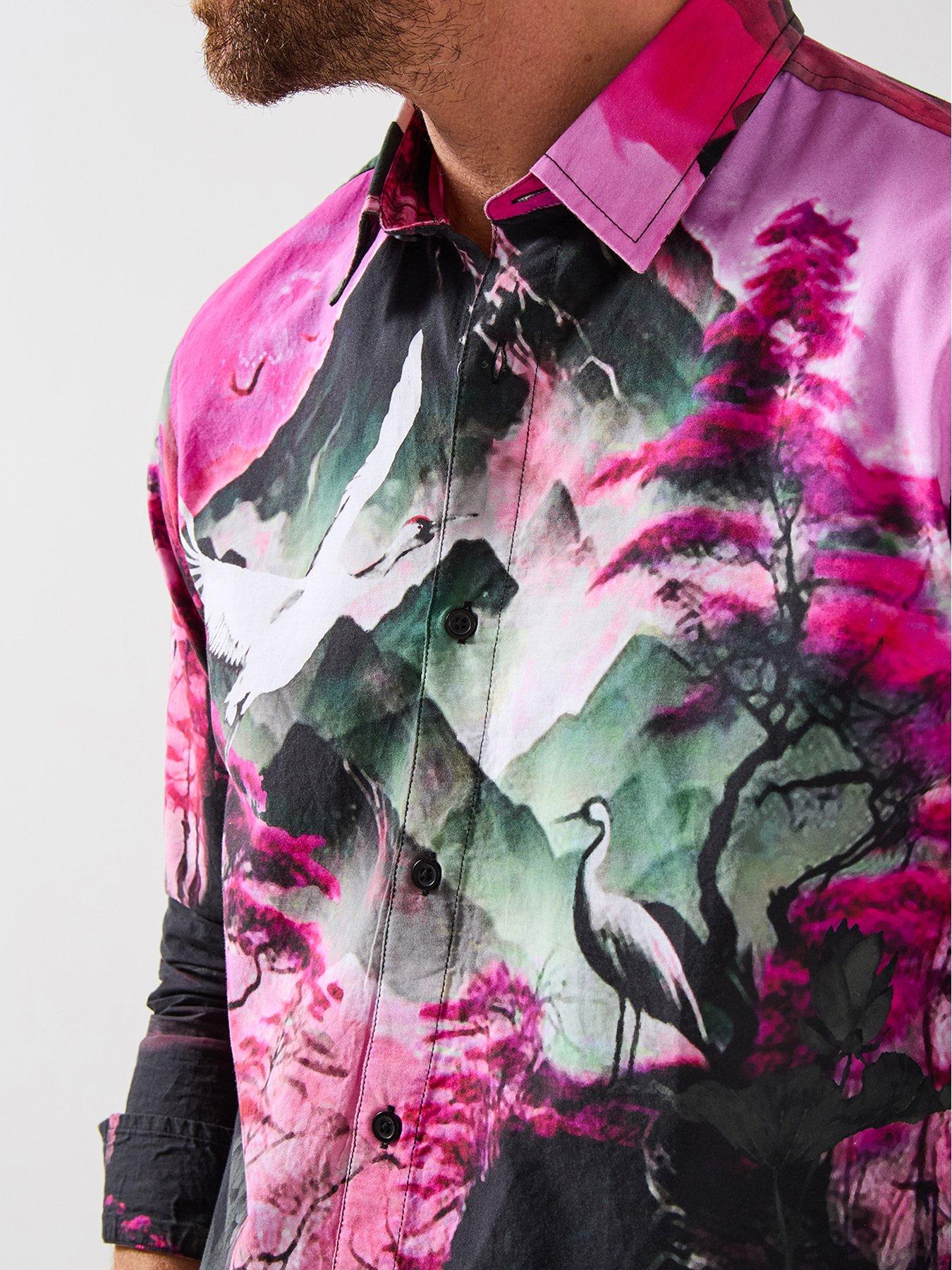 Image 4 of 6 of Joe Browns Bold Artwork Print Long Sleeve Shirt