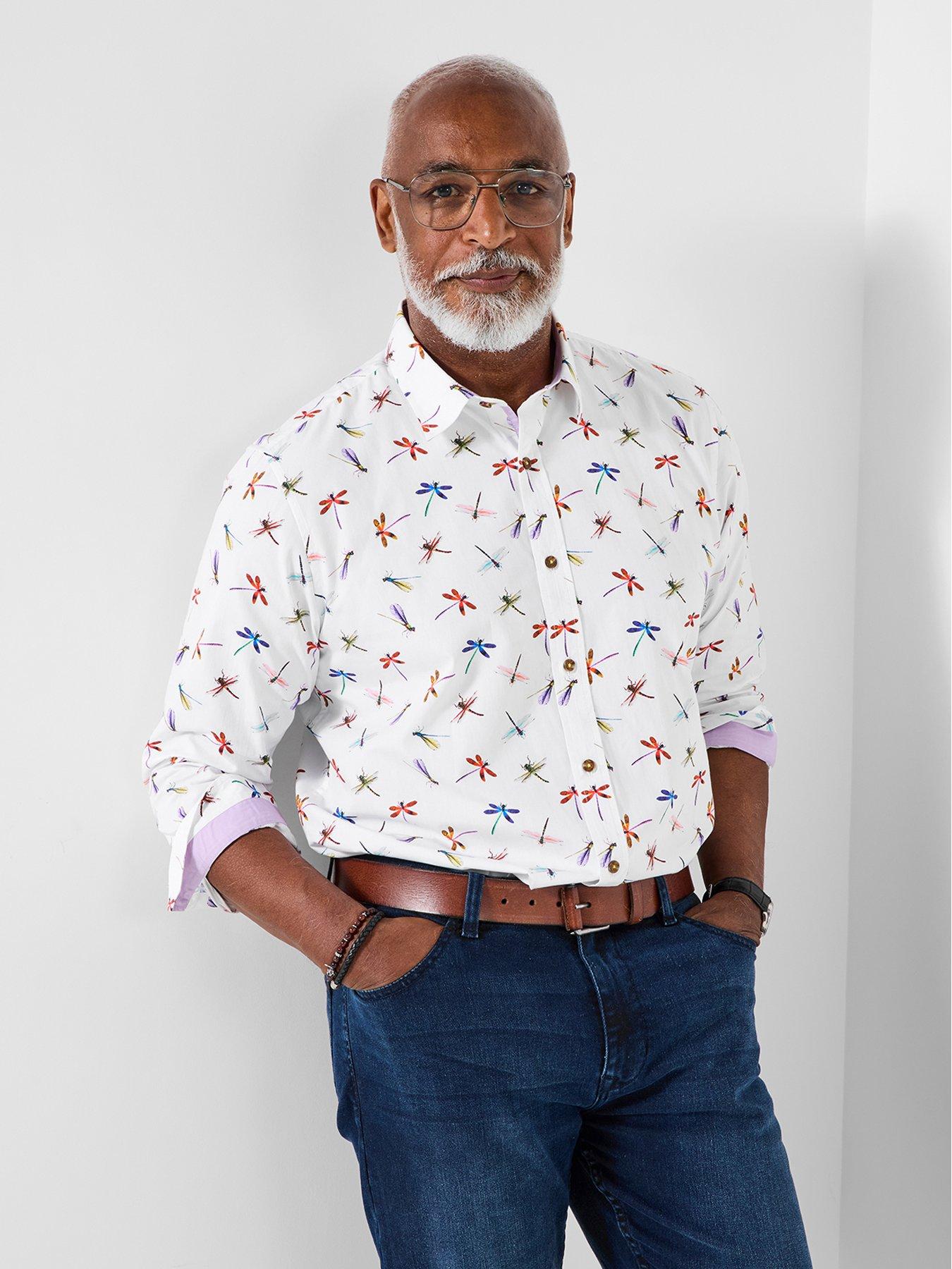 undefined Dragonfly Print Long Sleeve Shirt