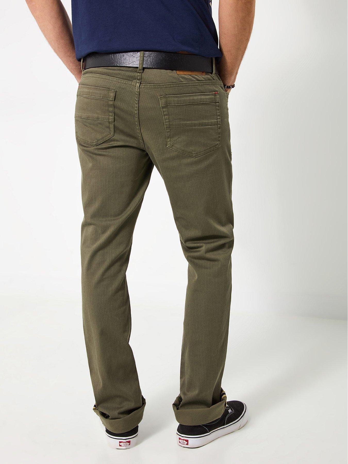 Image 2 of 5 of Joe Browns Herringbone Straight Fit Jeans - Khaki