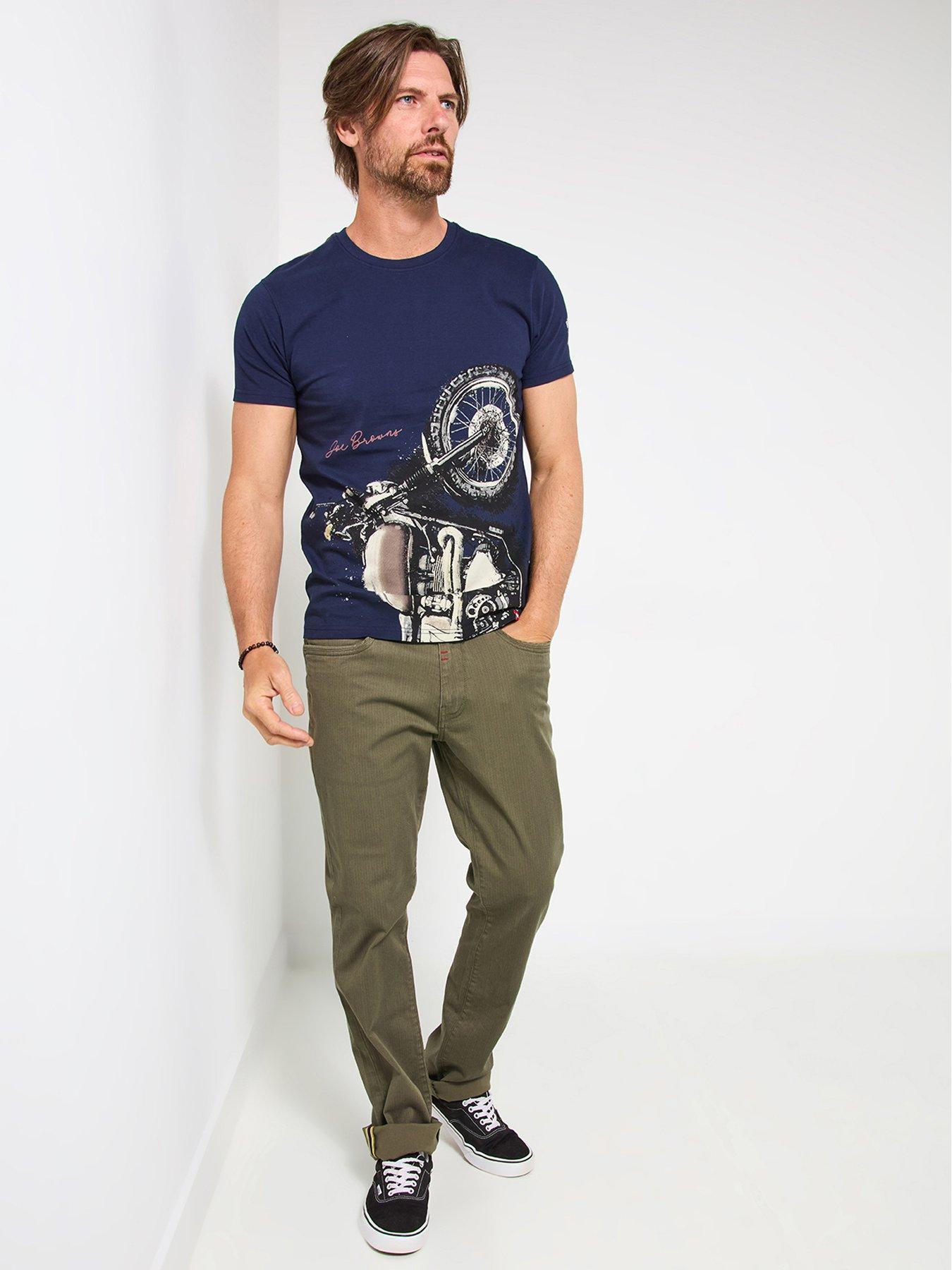 Image 3 of 5 of Joe Browns Herringbone Straight Fit Jeans - Khaki