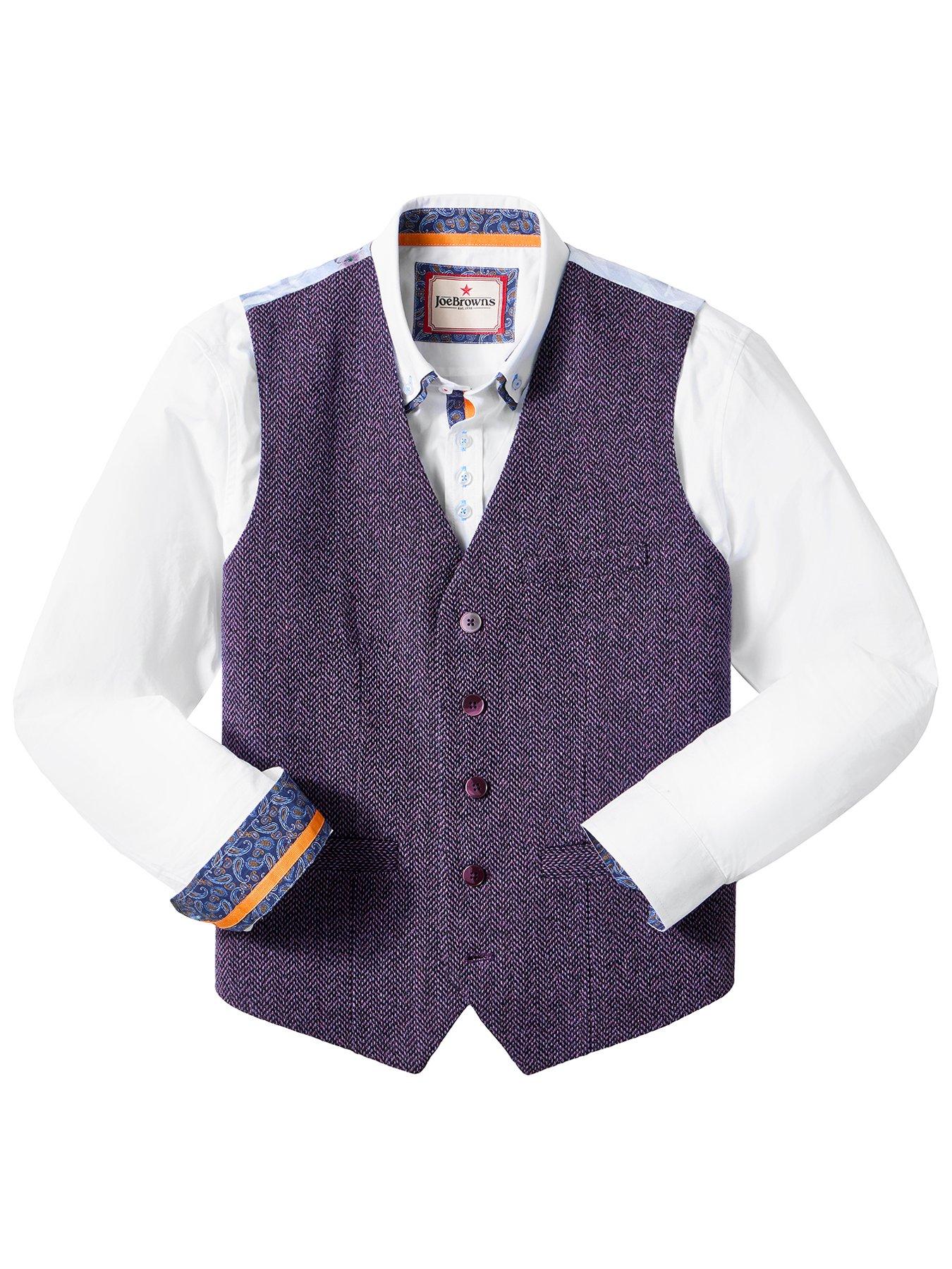 Image 6 of 6 of Joe Browns Stylish Formal Waistcoat - Purple