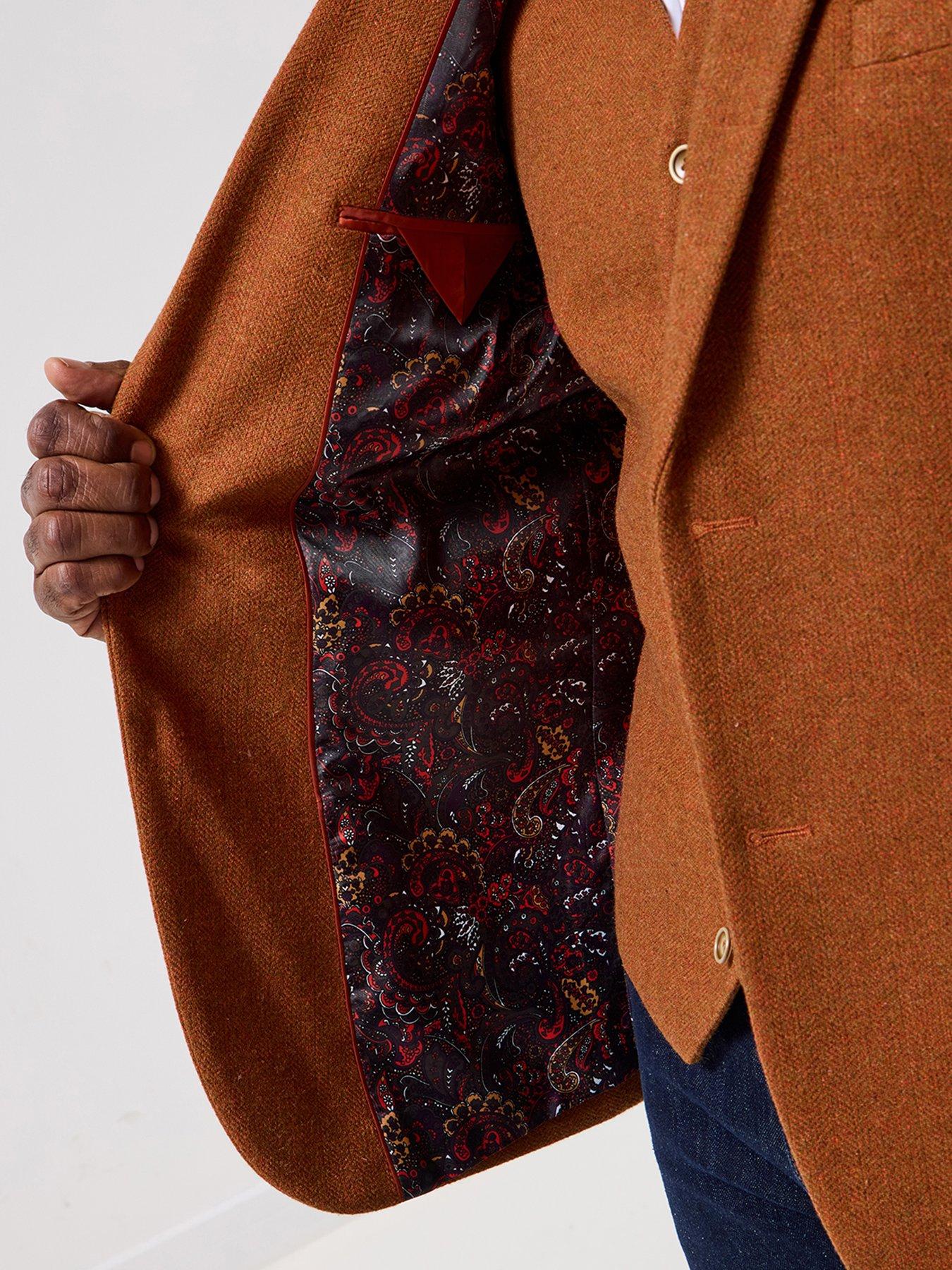 Image 5 of 6 of Joe Browns Modern Cutaway Blazer - Dark Orange