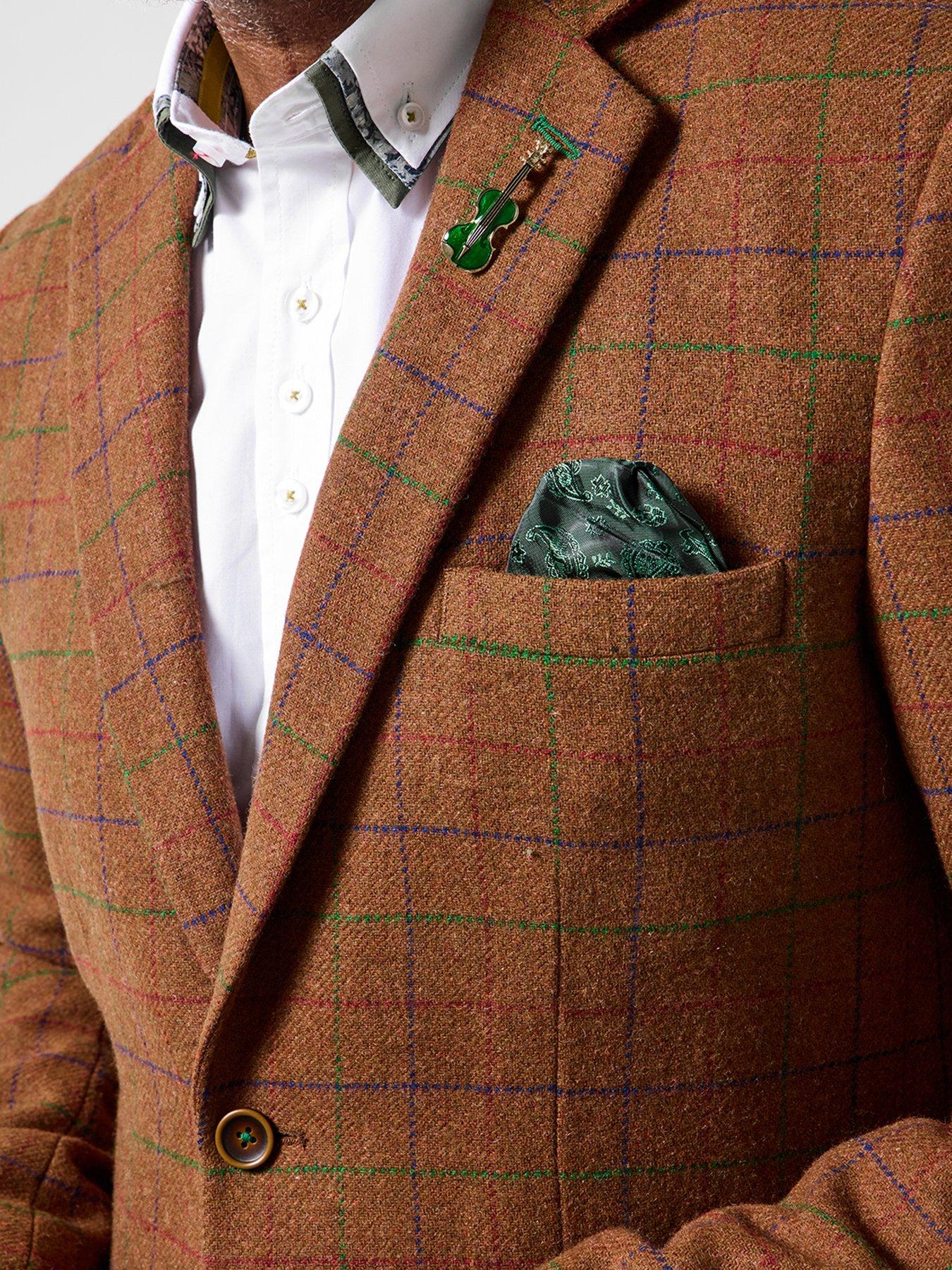 Image 4 of 6 of Joe Browns Smart Casual Check Blazer - Brown