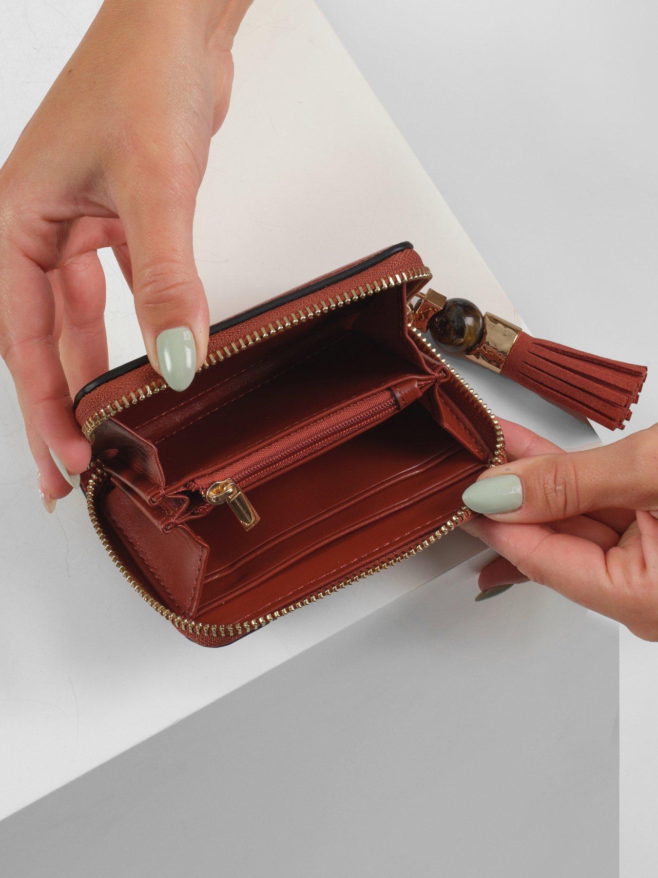 Image 3 of 4 of Luella Grey Maeve Paprika Small Tassel Purse