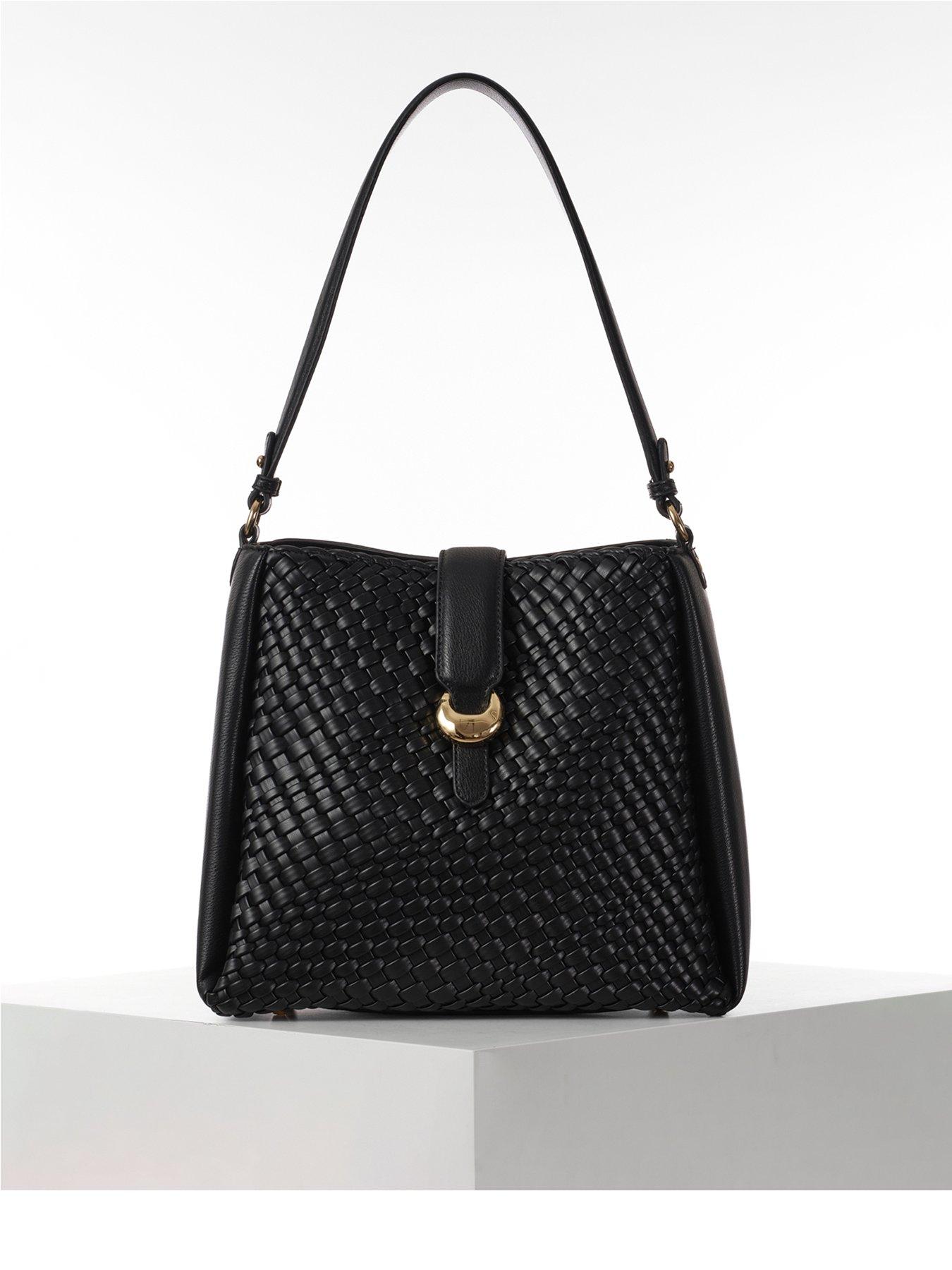 Image 2 of 2 of Luella Grey Flora Weave Hobo - Black