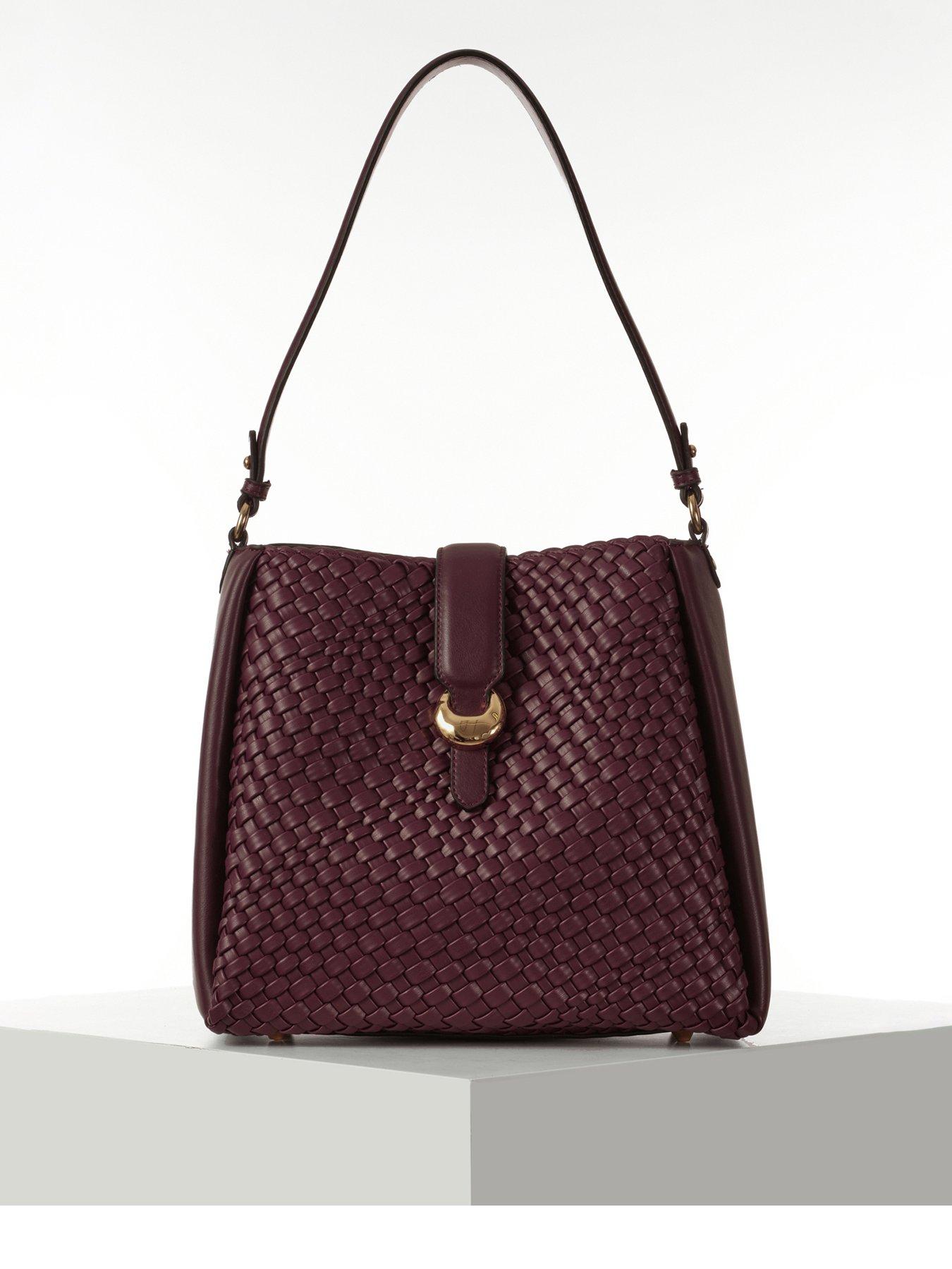 undefined Flora Cherry Weave Hobo
