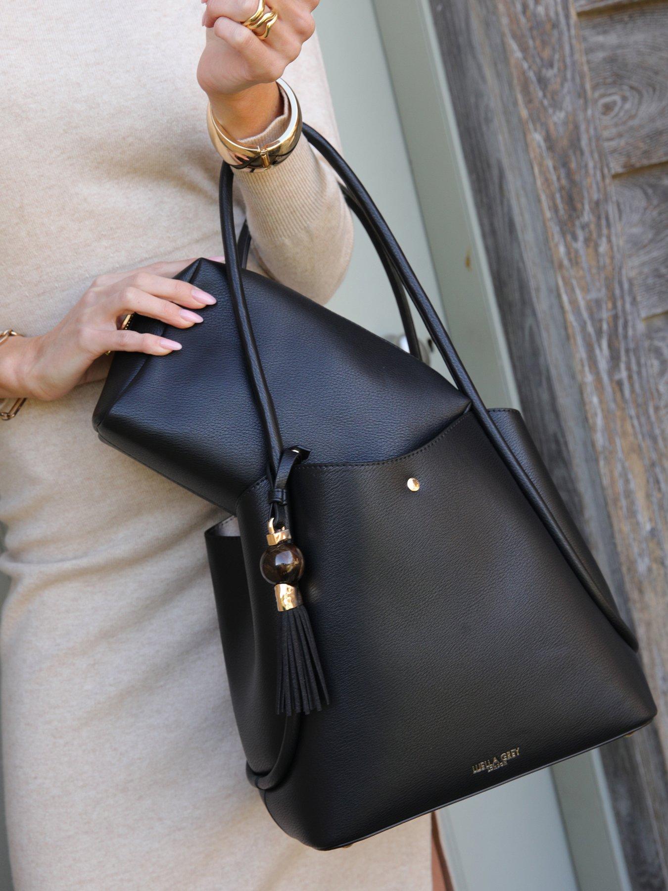  image of luella-grey-floella-tote-black