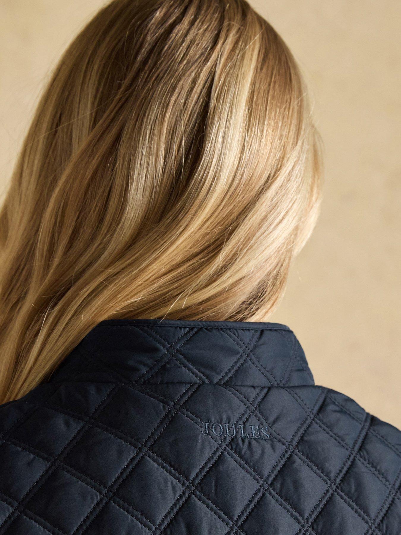 Image 6 of 6 of Joules Showerproof Diamond Quilted Gilet - Blue - Navy