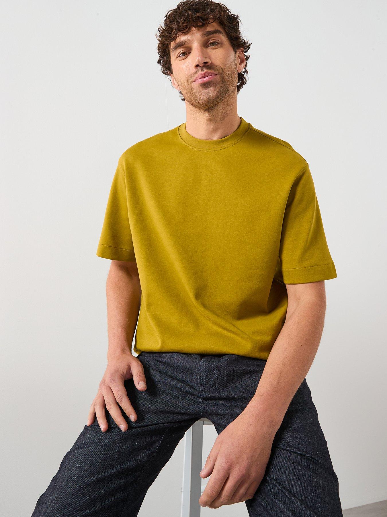 mango-london-heavyweight-crew-t-shirt-dark-yellow