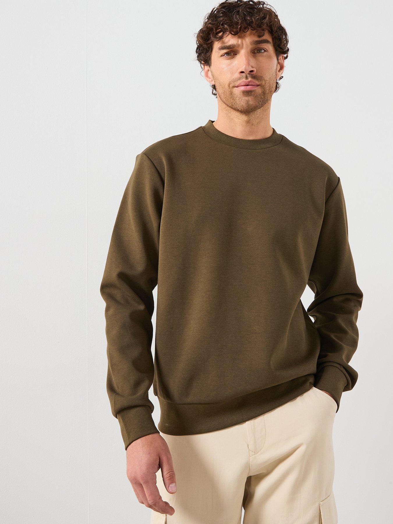 Mango Nola Crew Sweatshirt - Khaki