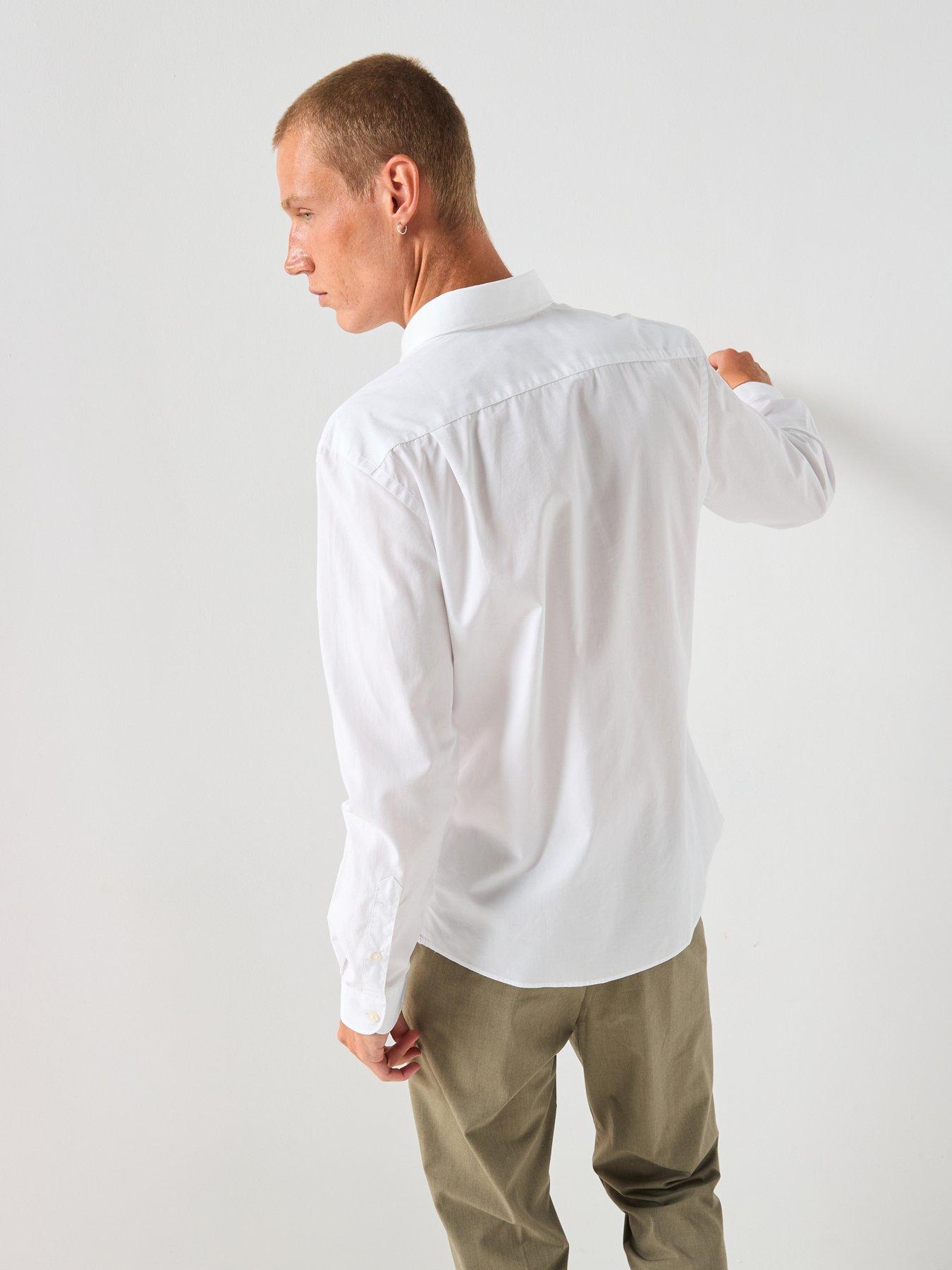 Image 2 of 6 of Mango Play Cotton Poplin Shirt - White
