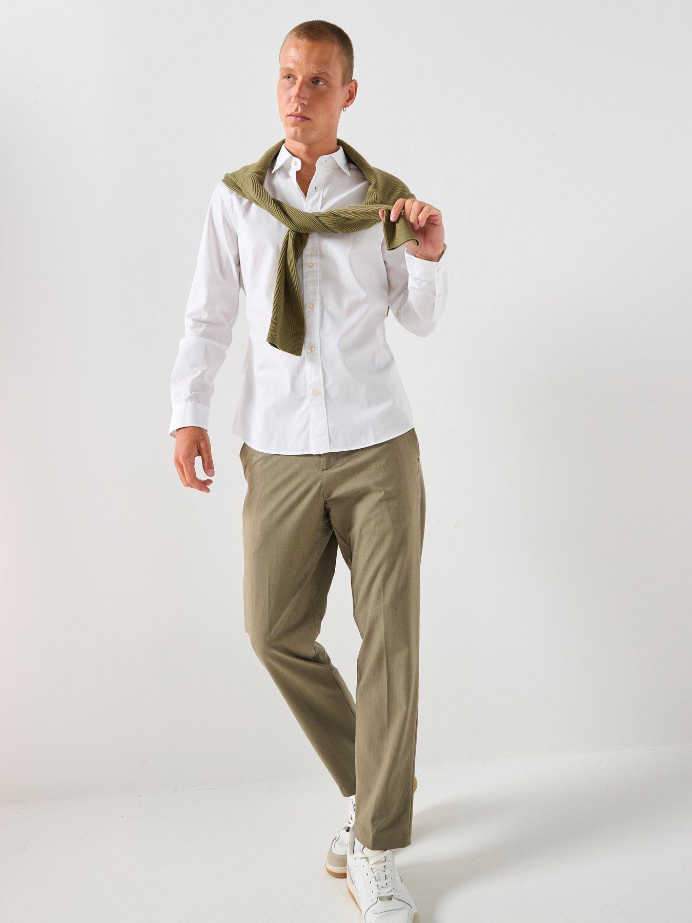 Image 3 of 6 of Mango Play Cotton Poplin Shirt - White