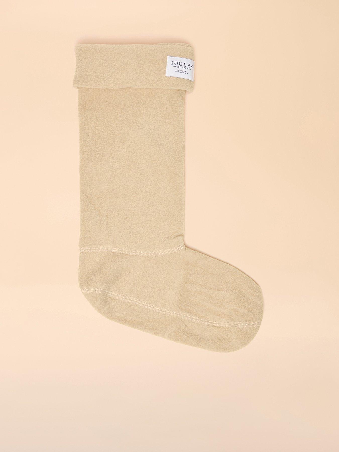 Image 1 of 3 of Joules Fleece Welly Sock - Neutral