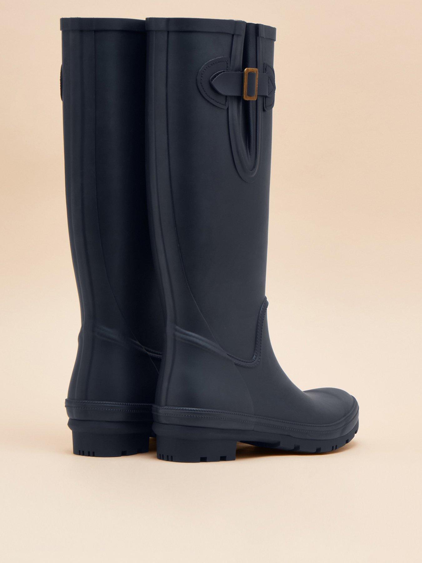 Image 3 of 6 of Joules Adjustable Tall Wellies - Blue Navy