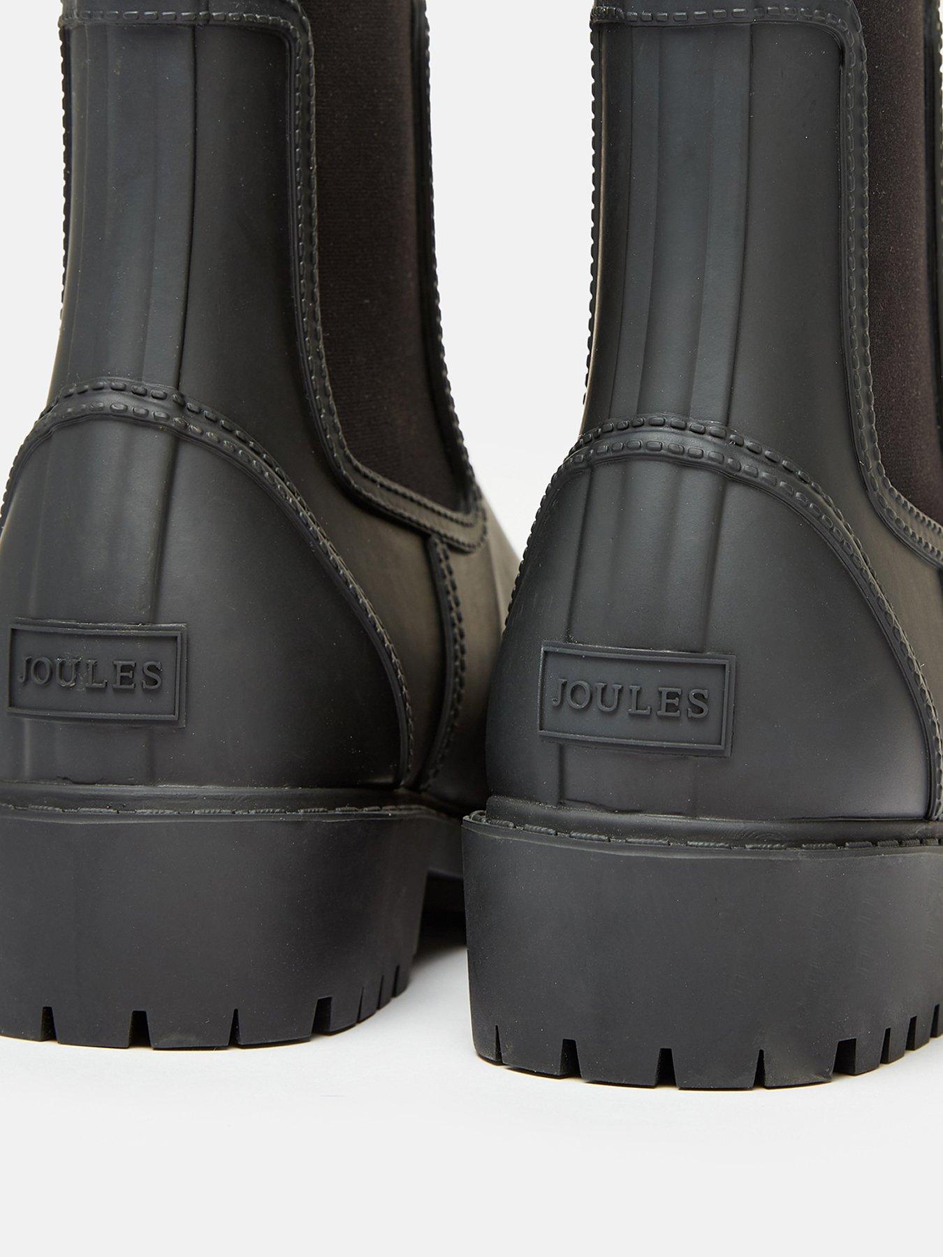 Image 3 of 5 of Joules Short Neoprene-Lined Ankle Wellies - Black