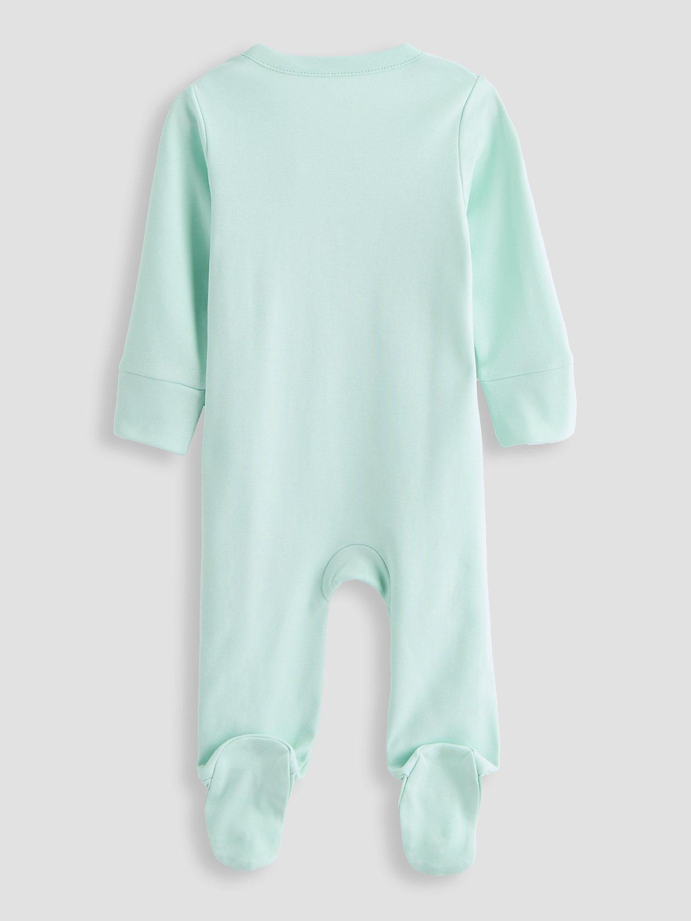 Image 2 of 4 of The Very Collection Little Dino Sleepsuit - Green