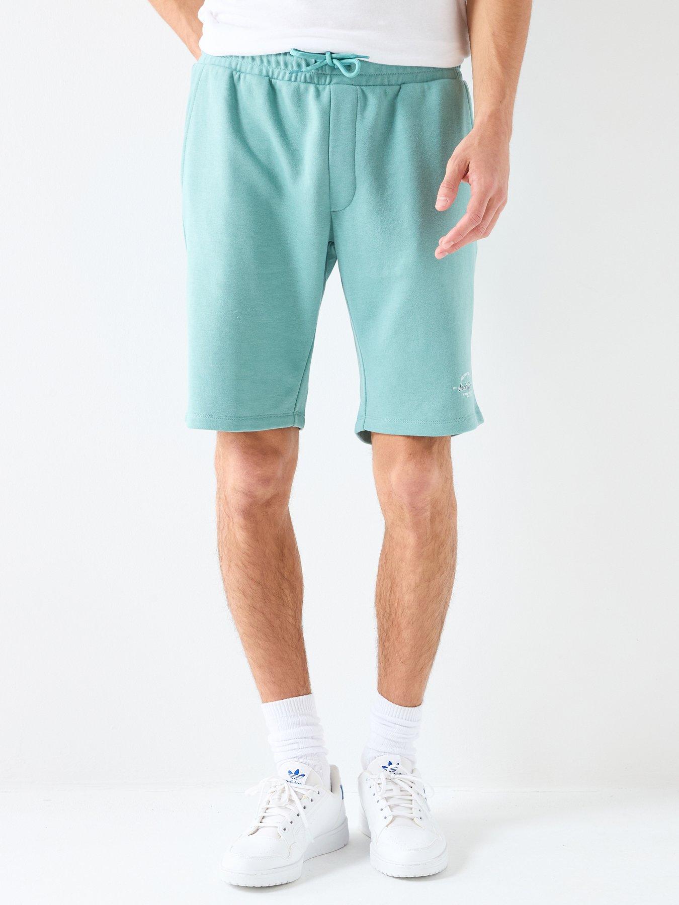  image of jack-jones-gordon-brandon-sweat-shorts-blue