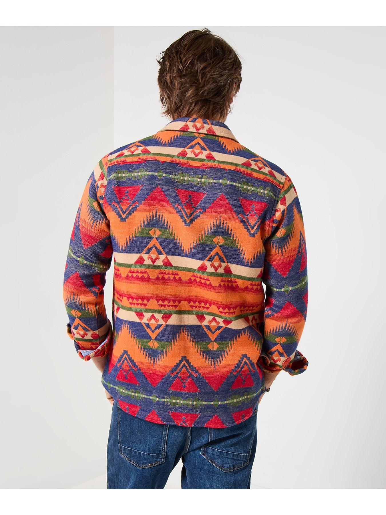 Image 3 of 6 of Joe Browns Aztec Long Sleeve Casual Shirt - Multi